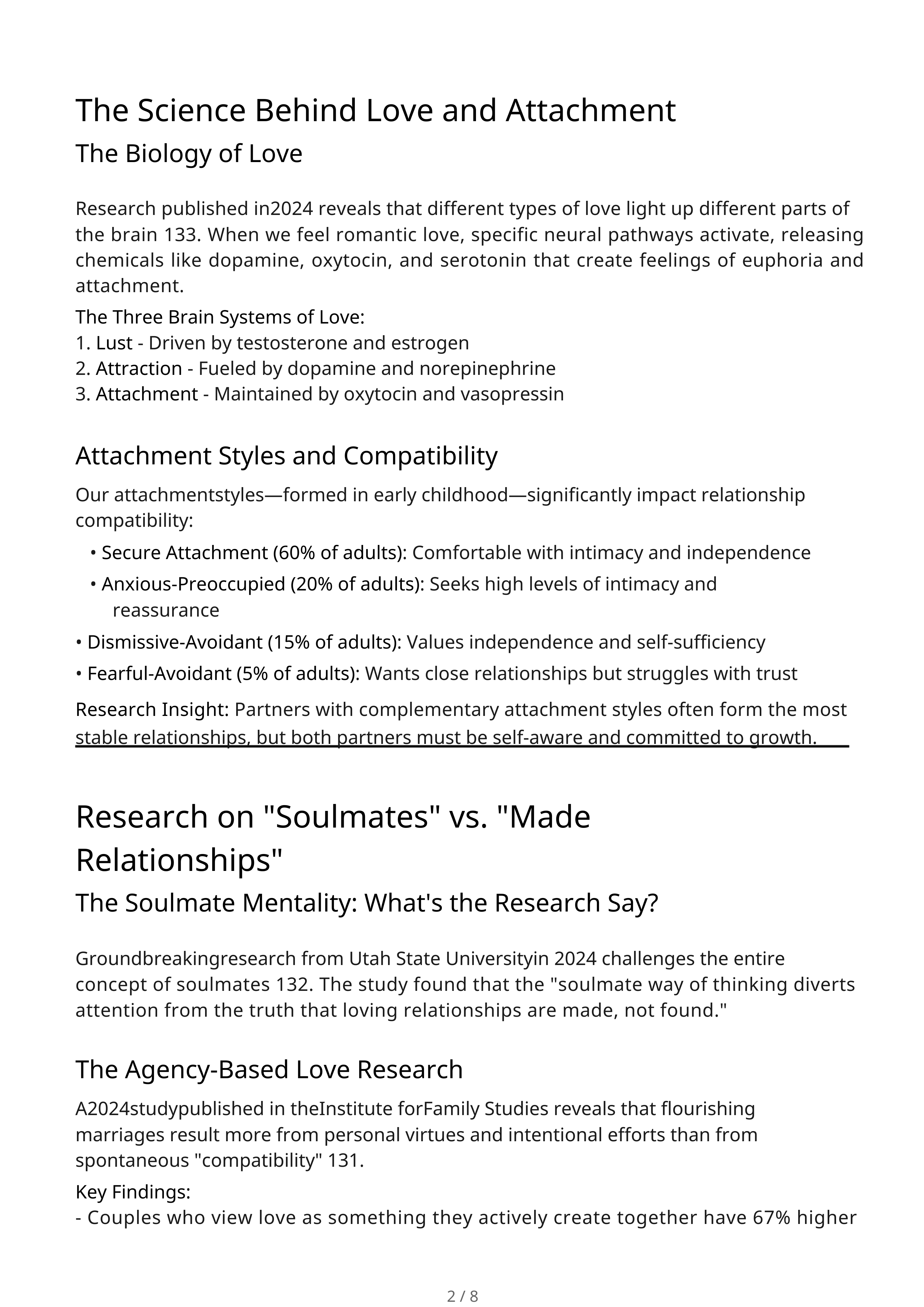 The Science of Compatibility