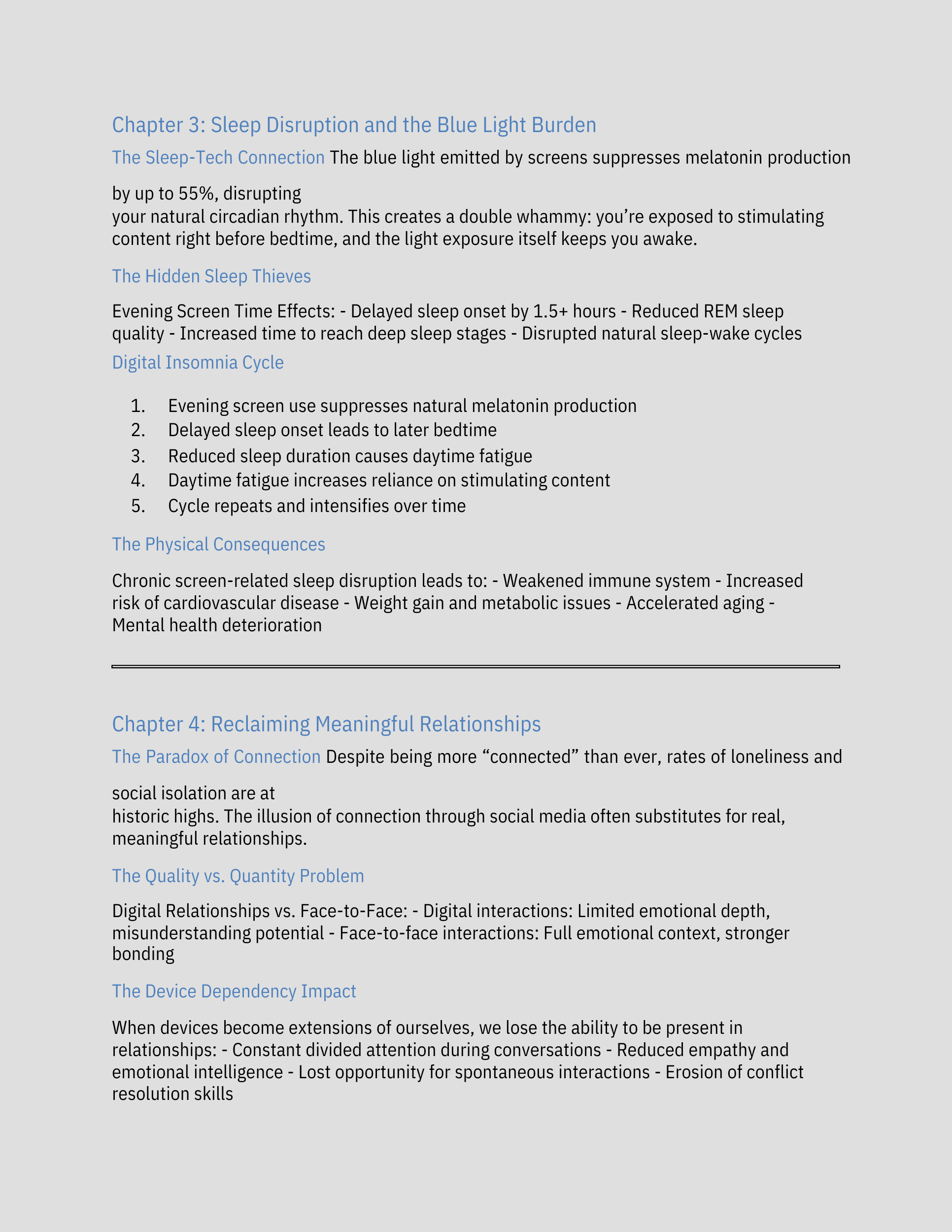 The Digital Detox Blueprint