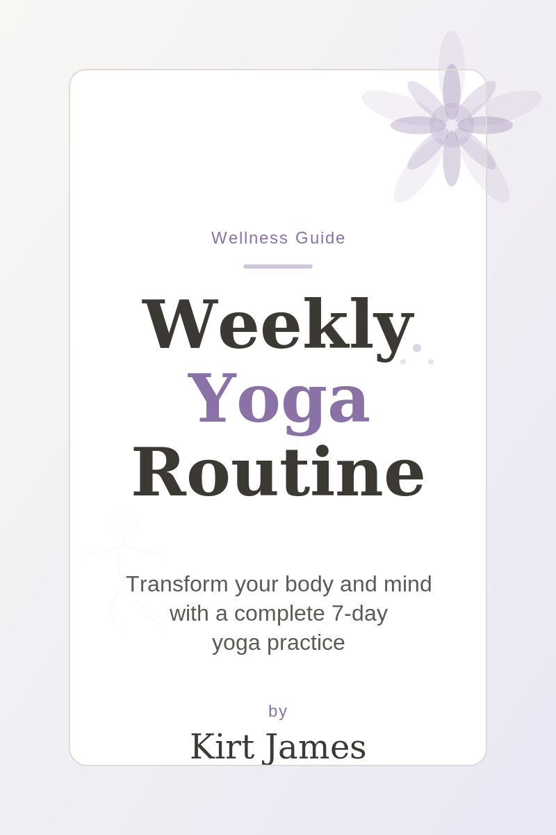 Weekly Yoga Routine