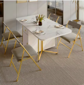 Modern Marble Dining Table Set