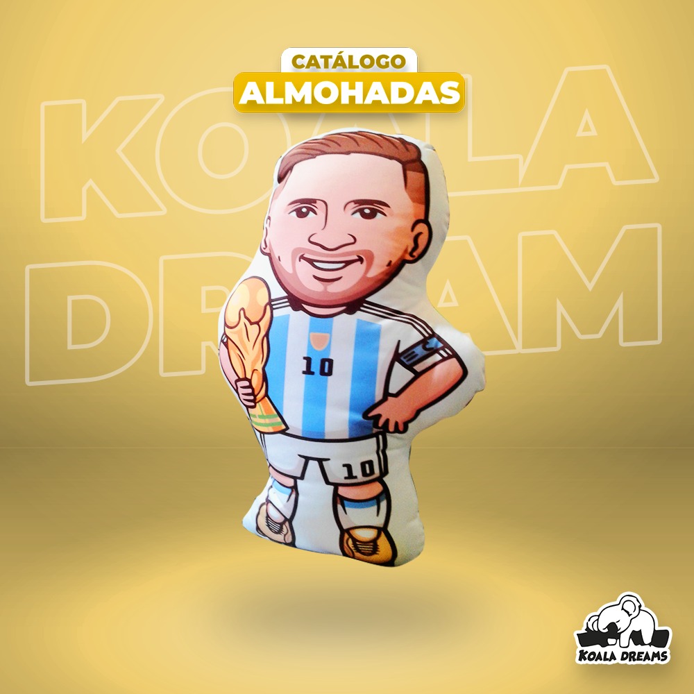 Almohada personalizada fútbol