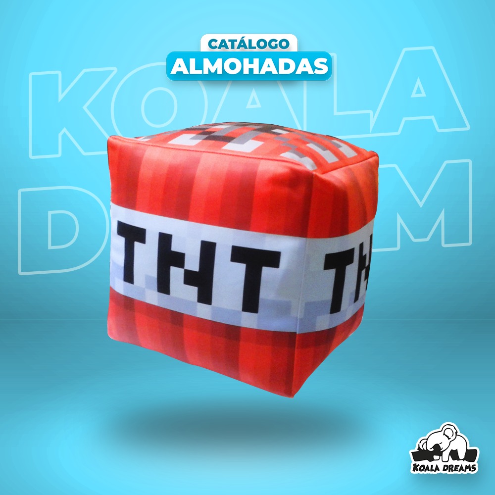 Almohada cuadrada TNT
