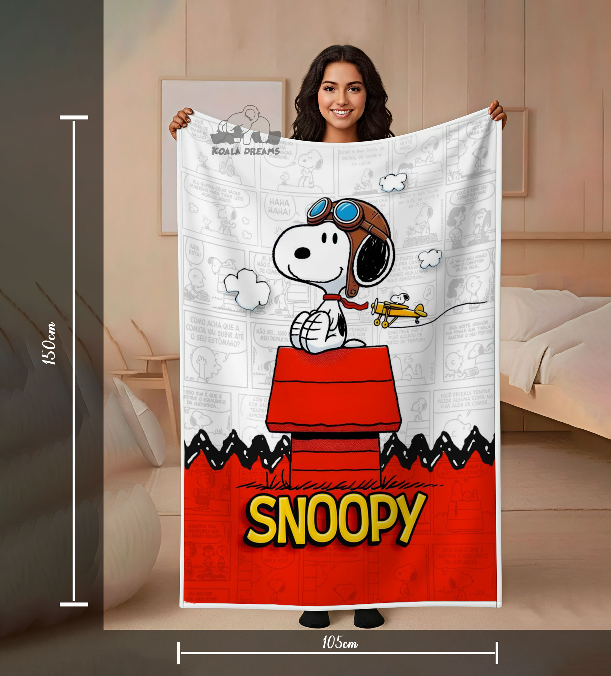 Manta de Snoopy