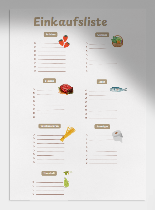Einkaufsliste