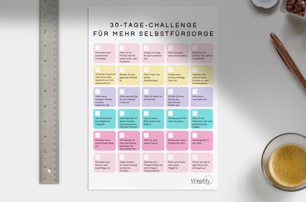 30-Tage-Challenge für mehr Selbstfürsorge