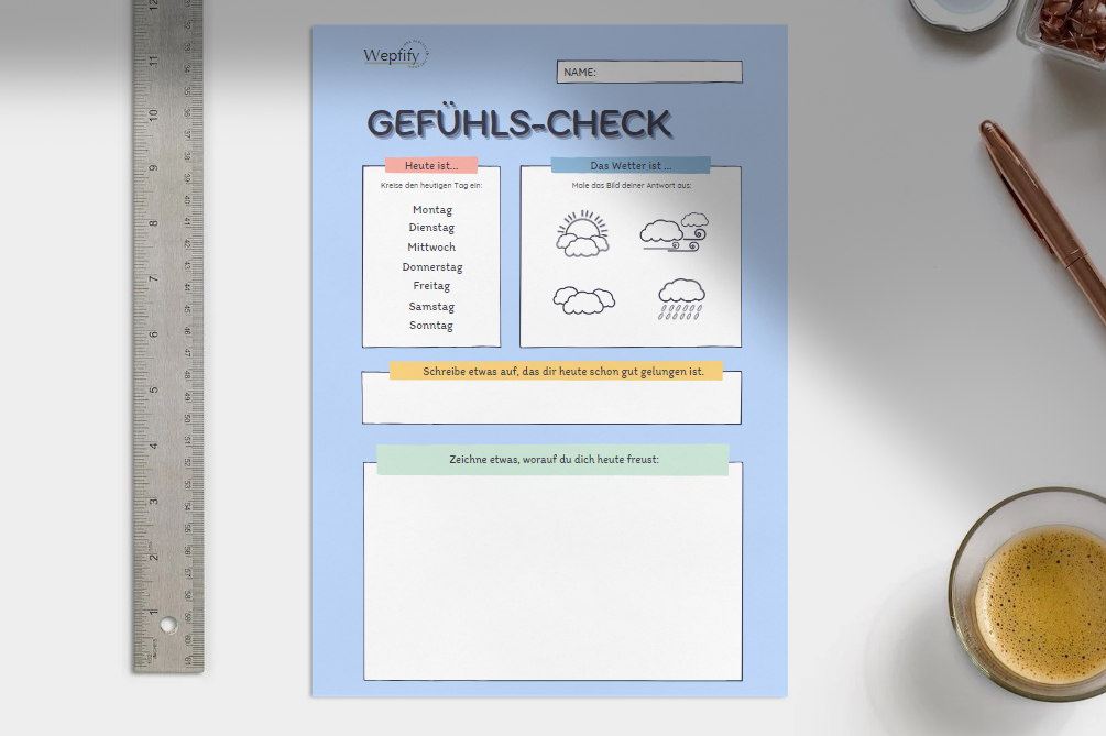 Wie fühle ich mich? – Eine Lückenübung für Schülerinnen und Schüler