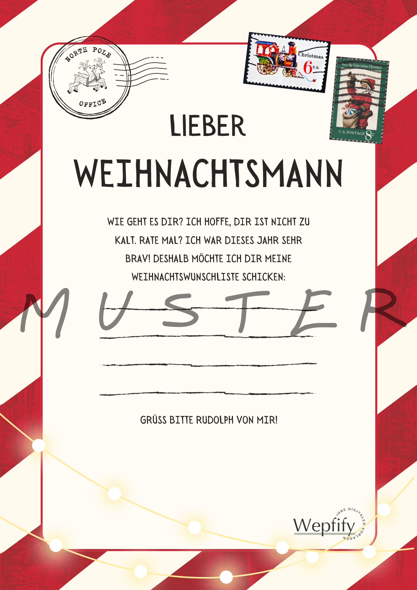 Brief an den Weihnachtsmann