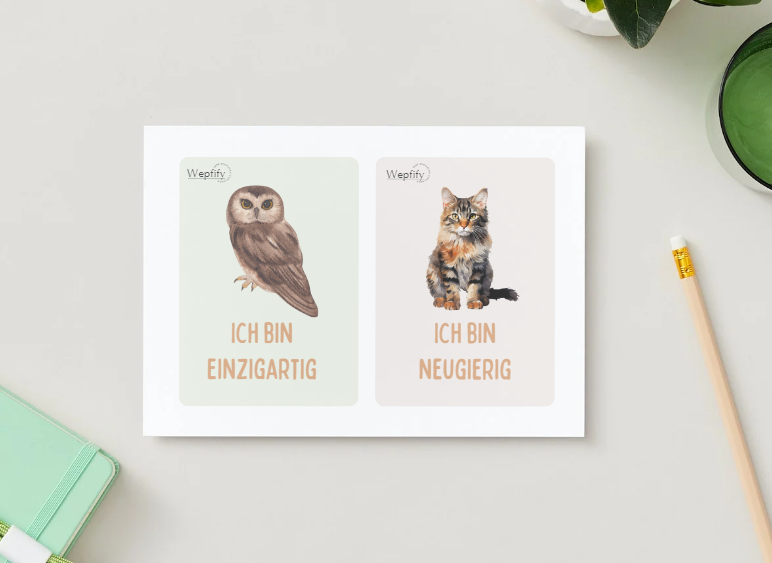 Ermutigungskarten für Kinder