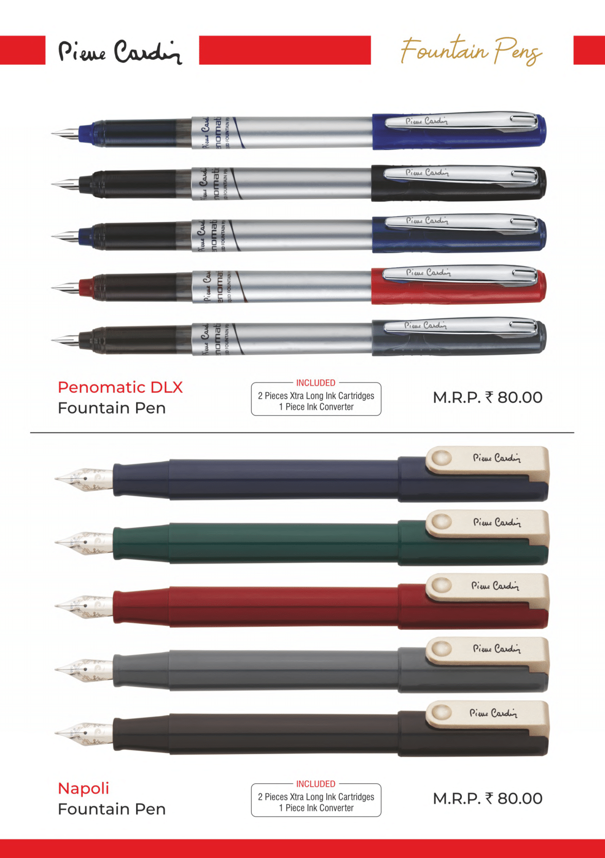 Pierre Cardin Fountain Pens