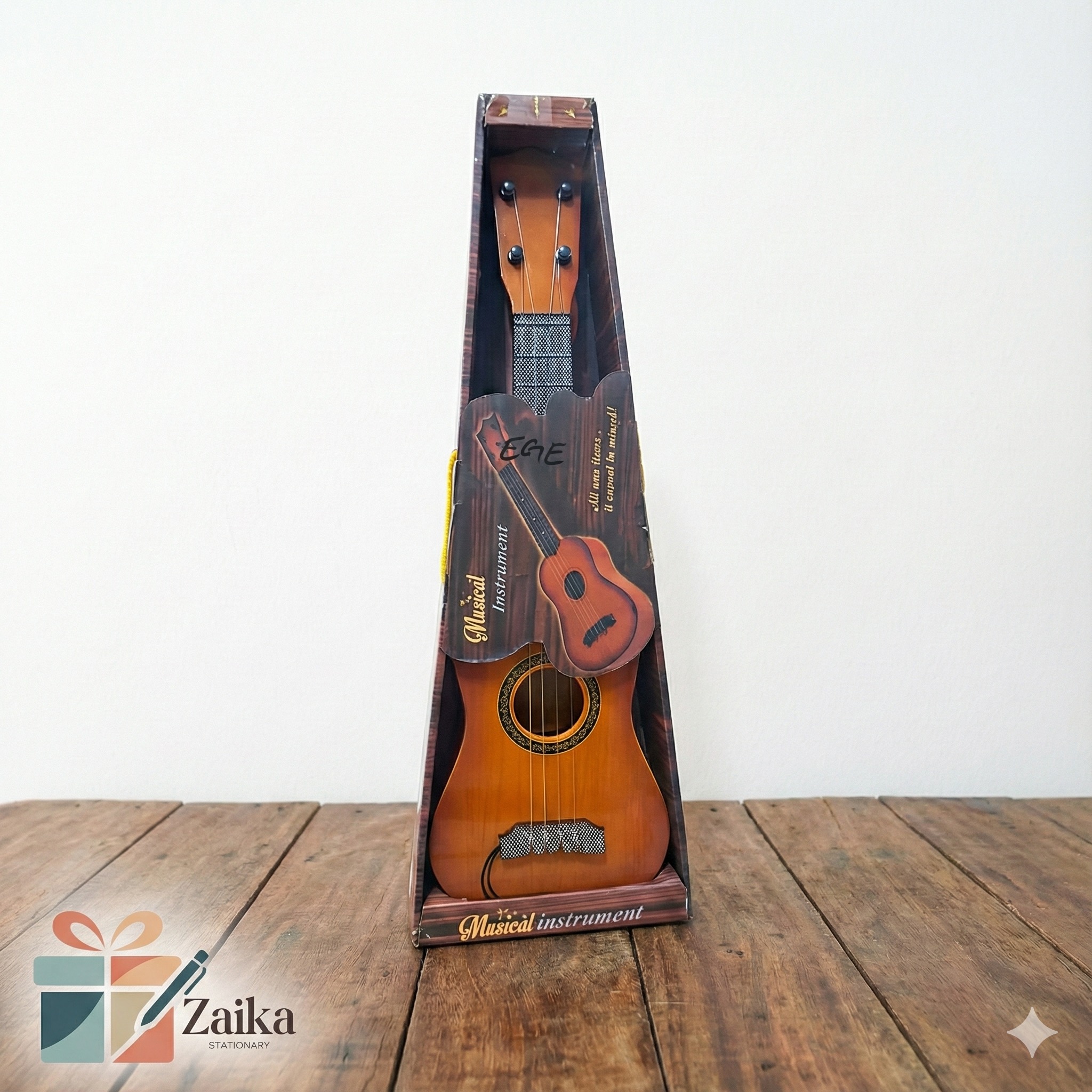 Wooden Acoustic Guitar