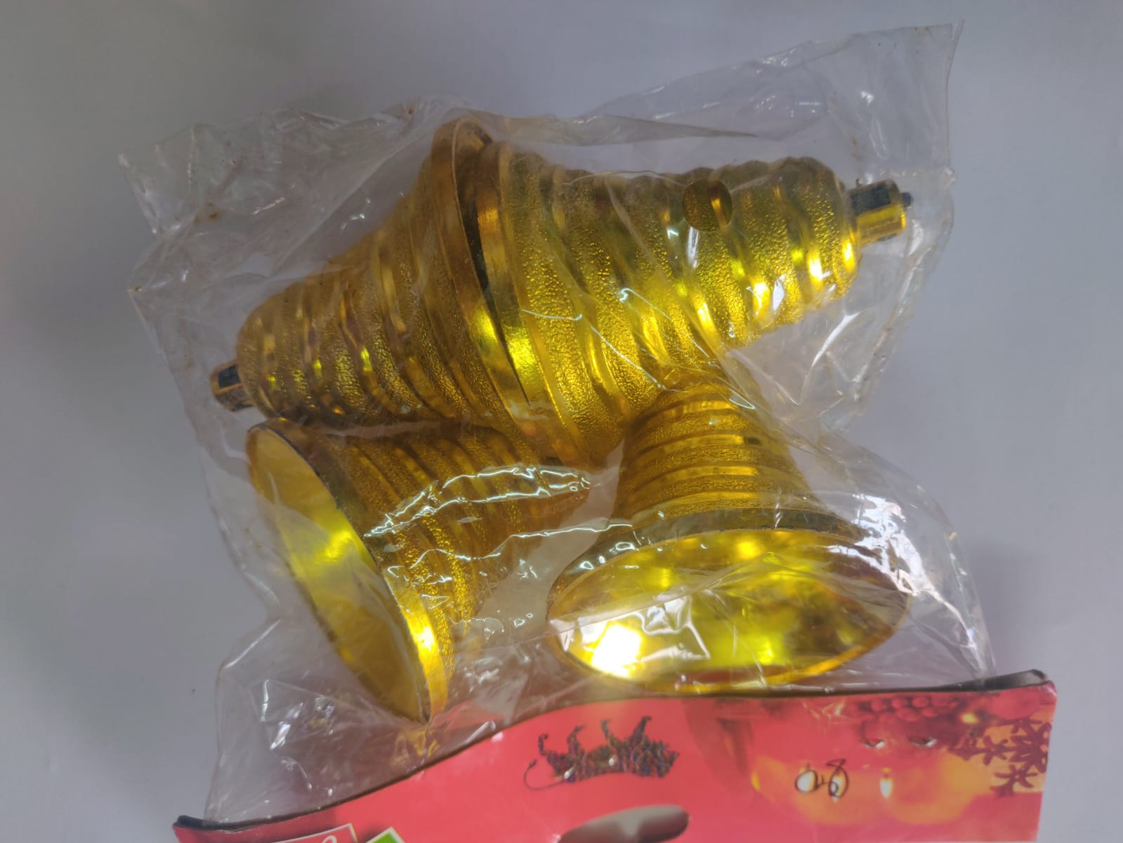 Golden Decorative Conch Shells