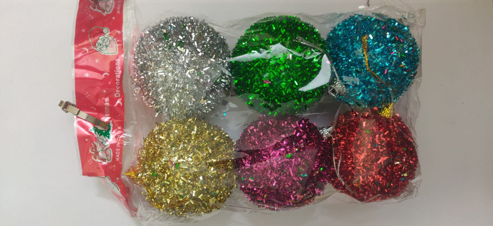 Glitter Christmas Tree Ornaments