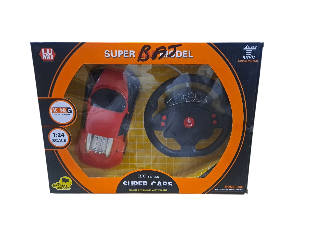 RC Super Car with Steering Wheel Remote