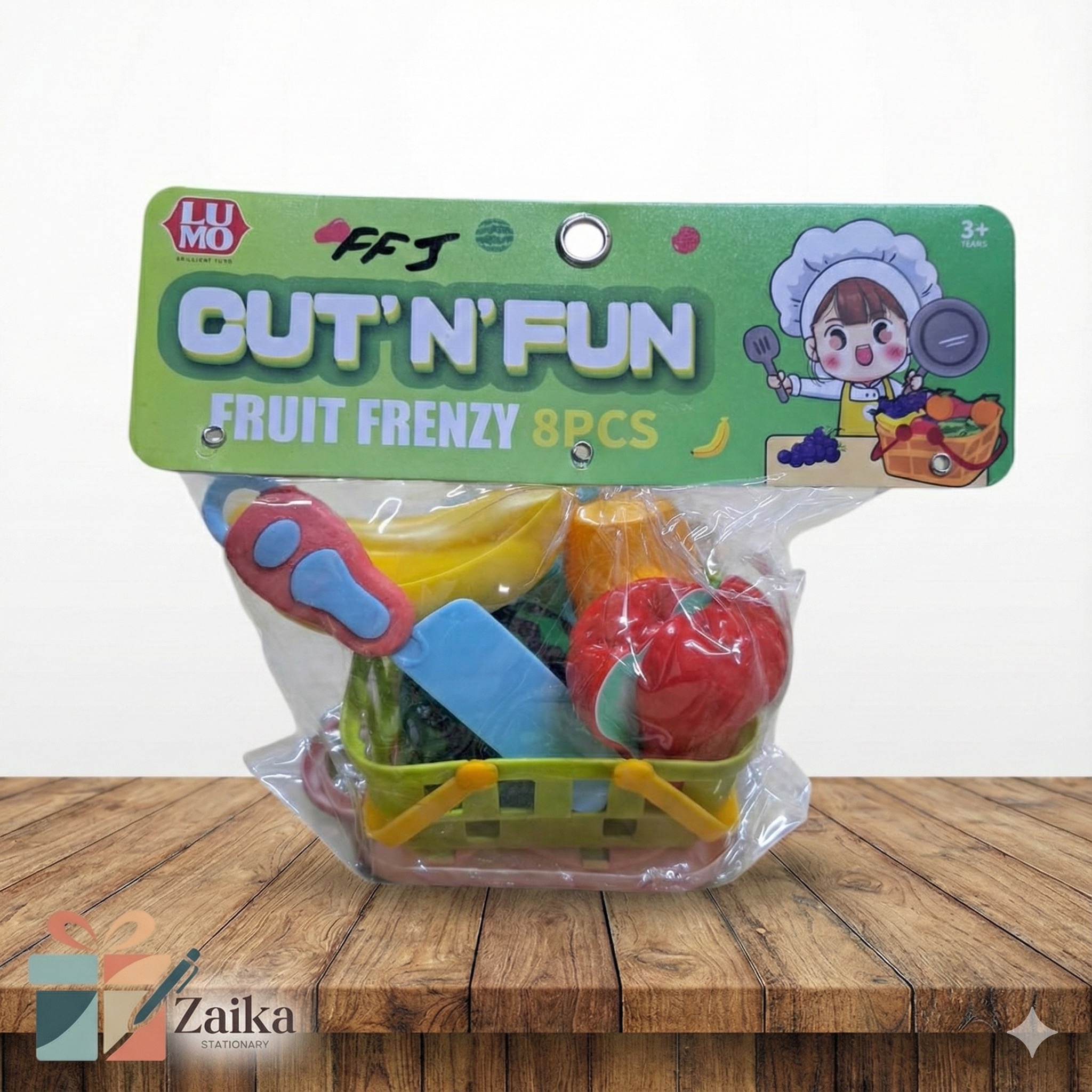 CUT 'N' FUN Fruit Frenzy 8pcs Toy Set