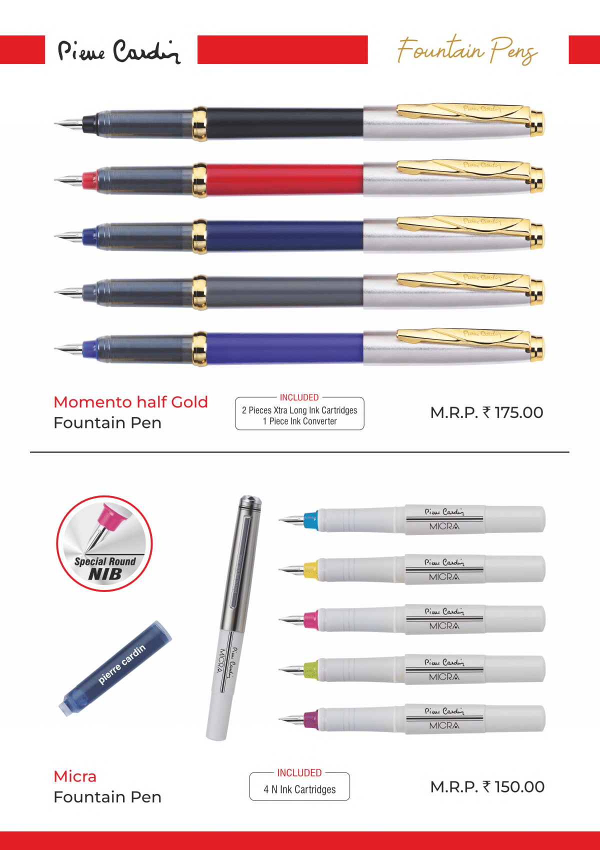 Momento Half Gold Fountain Pen