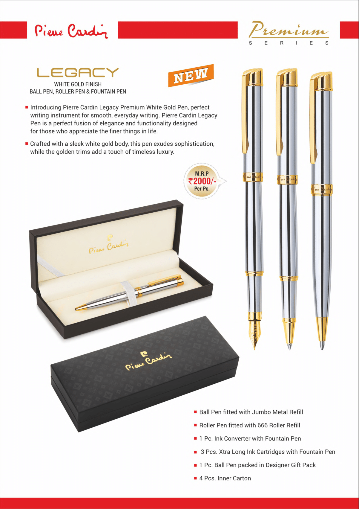 Pierre Cardin Legacy Ball Pen Gift Set