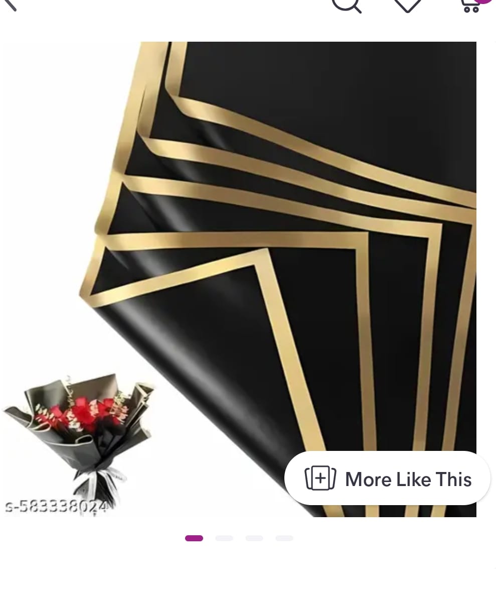 Luxury Black and Gold Wrapping Paper