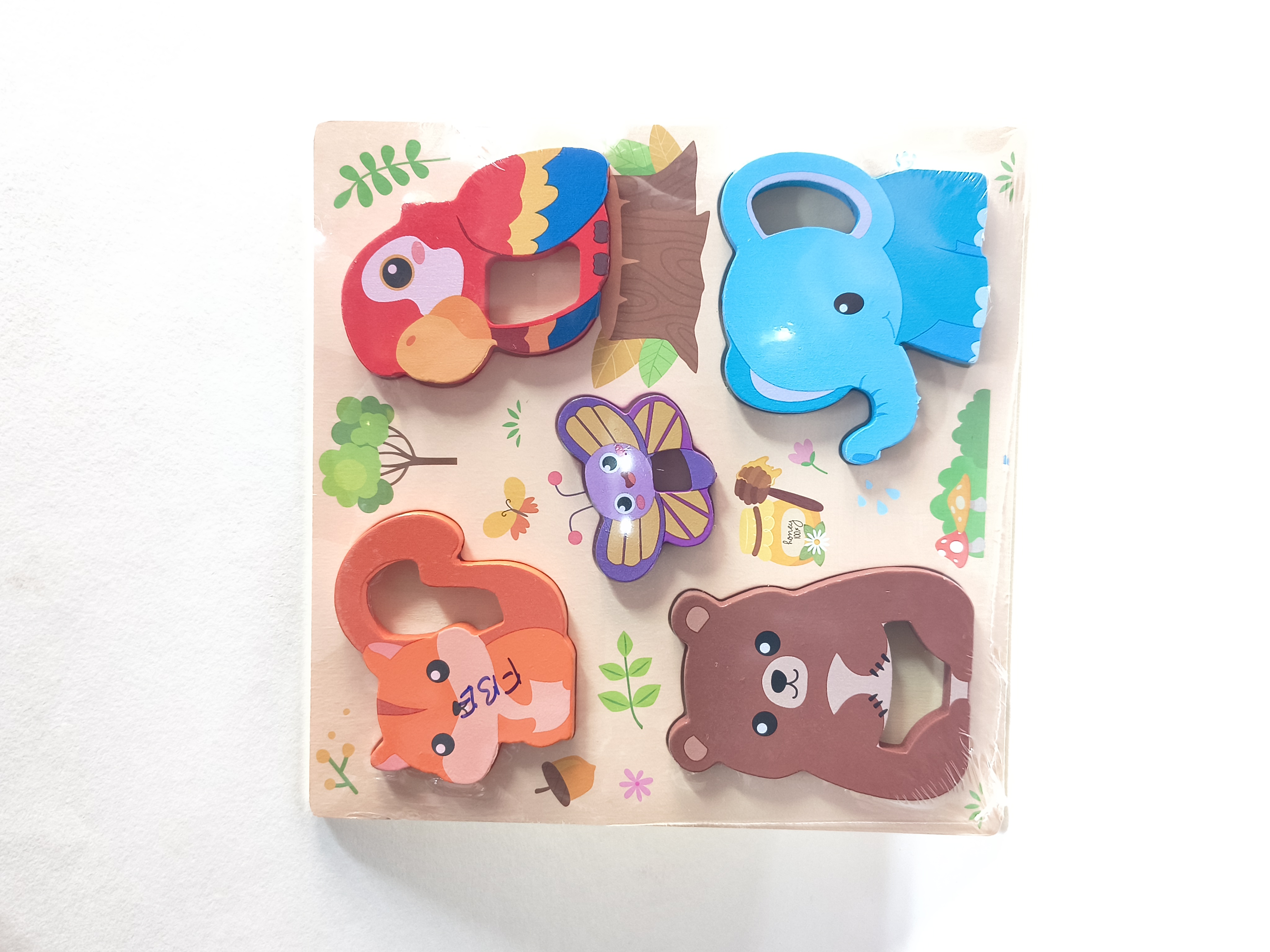 Animal-Shaped Wooden Puzzle
