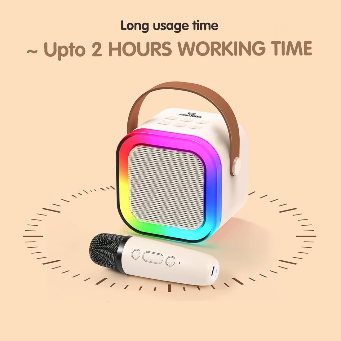 Wireless Bluetooth Karaoke Microphone and Speaker Set