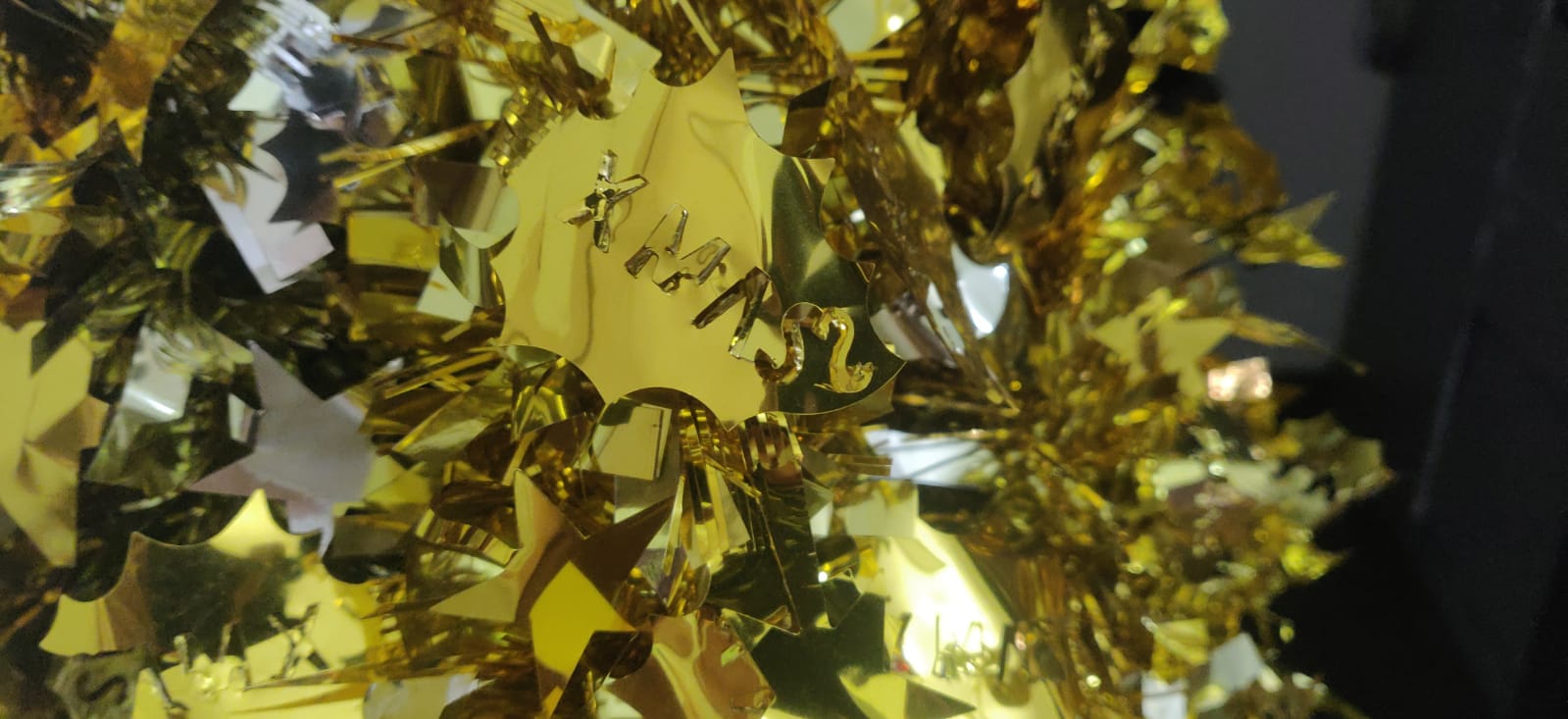 Festive Tinsel Garland