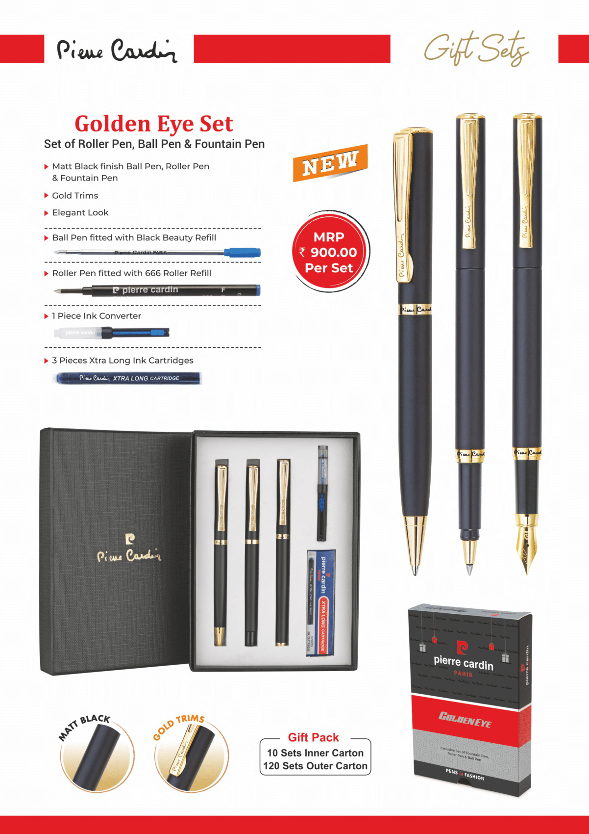 Pierre Cardin Golden Eye Set