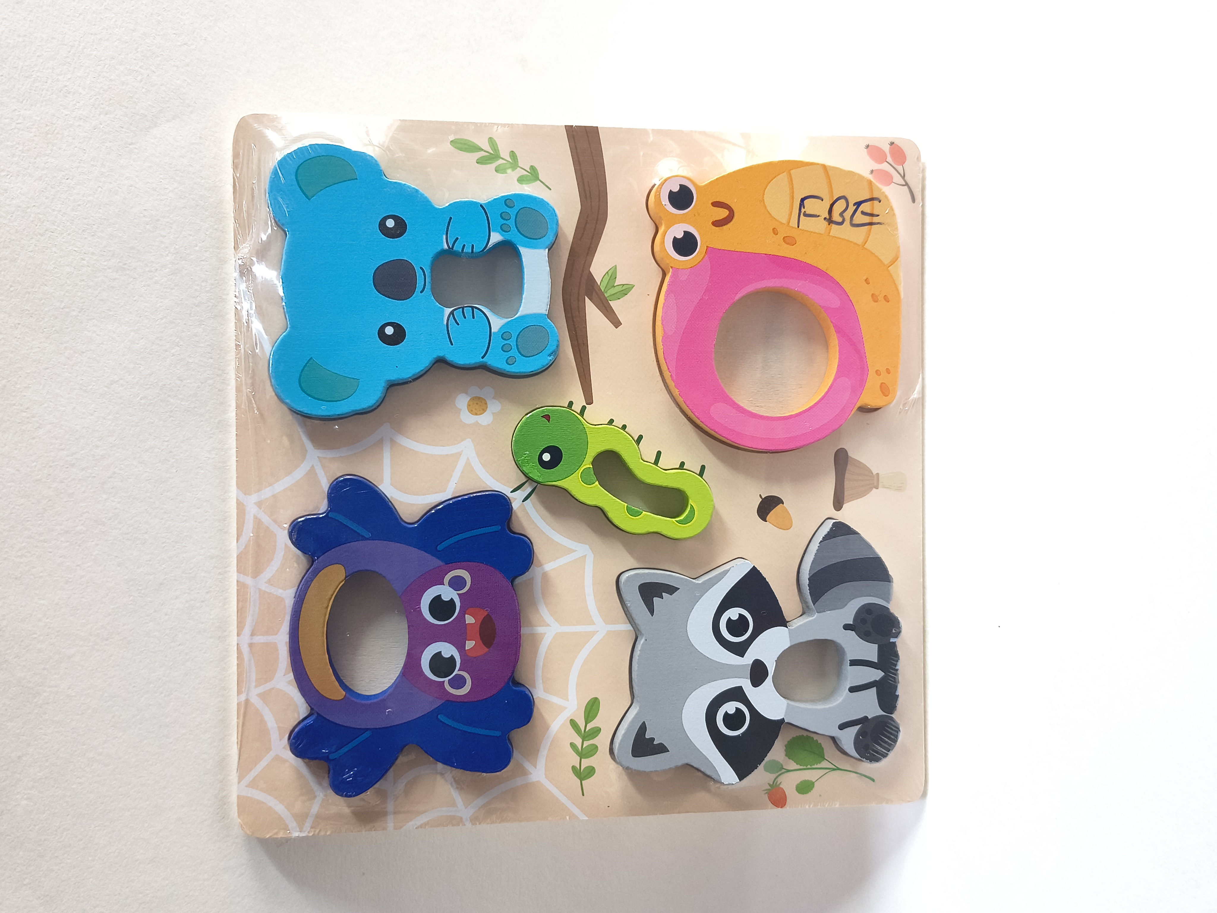 Animal-Shaped Wooden Puzzle