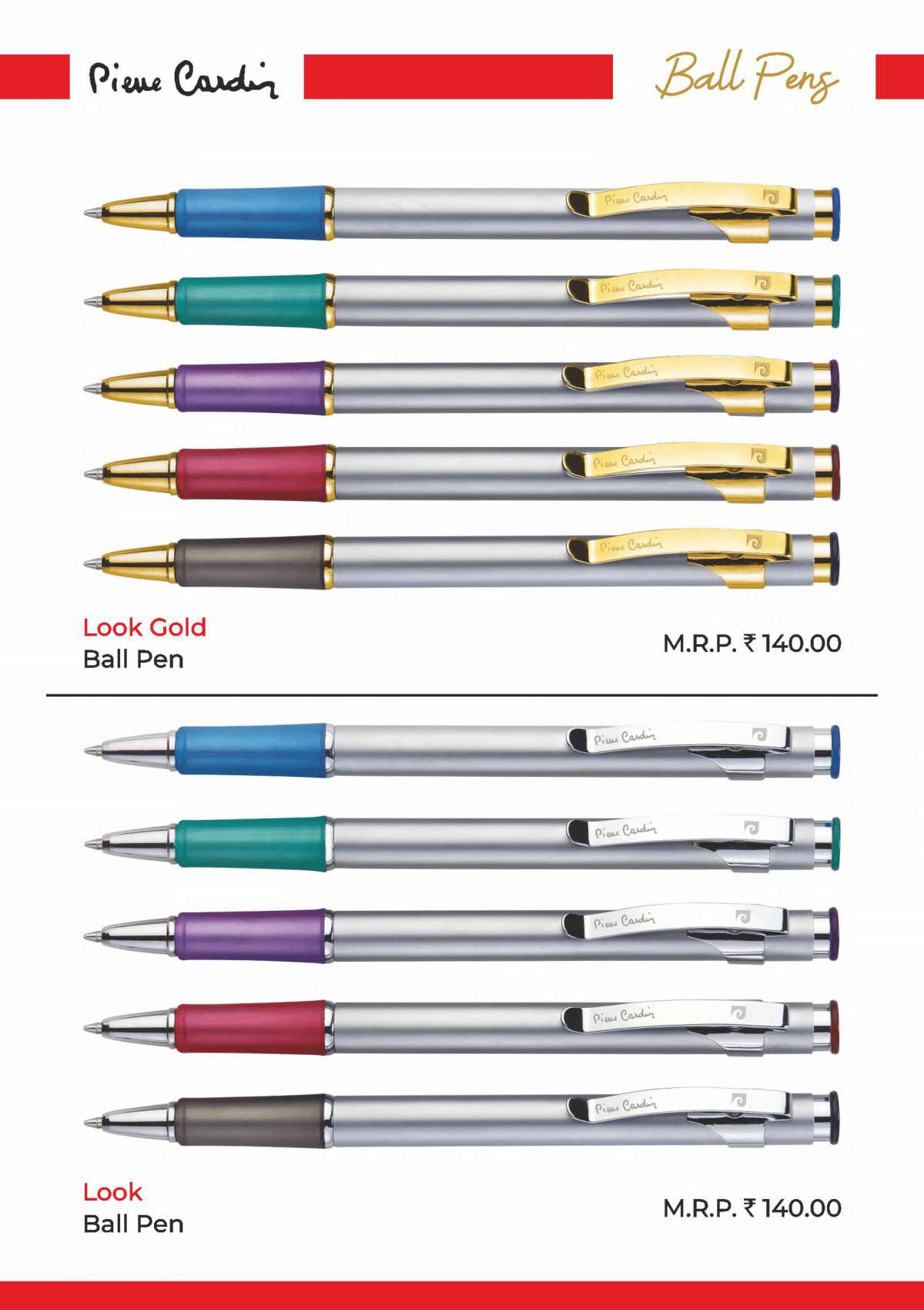 Pierre Cardin Look Gold Ball Pen