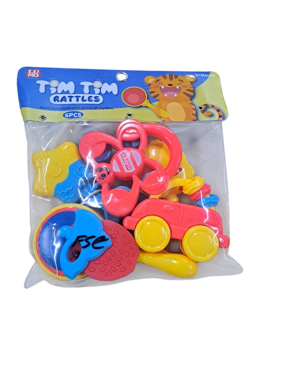 Tom Tim Rattles Baby Toy Set
