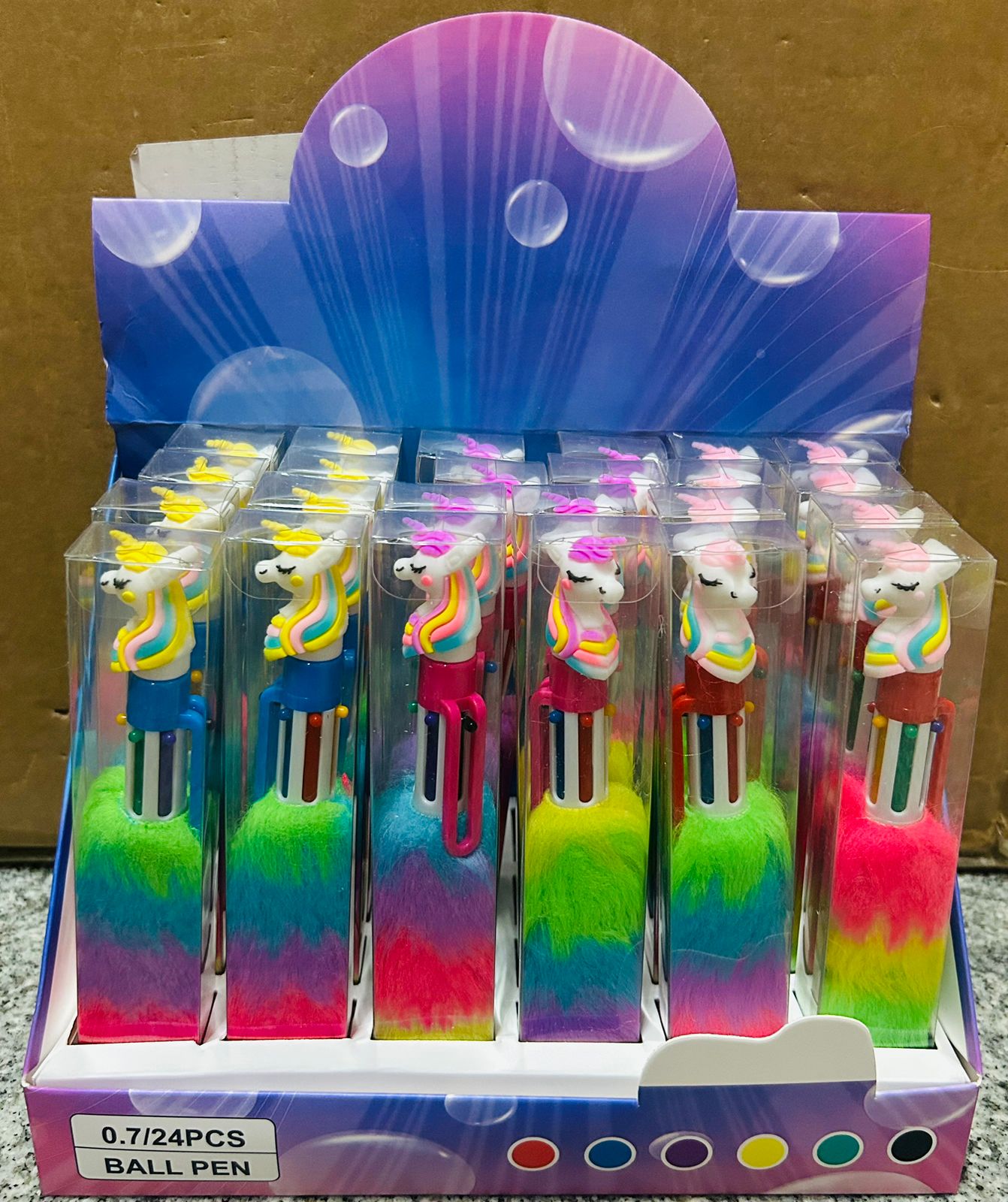 Unicorn Rainbow Ballpoint Pens
