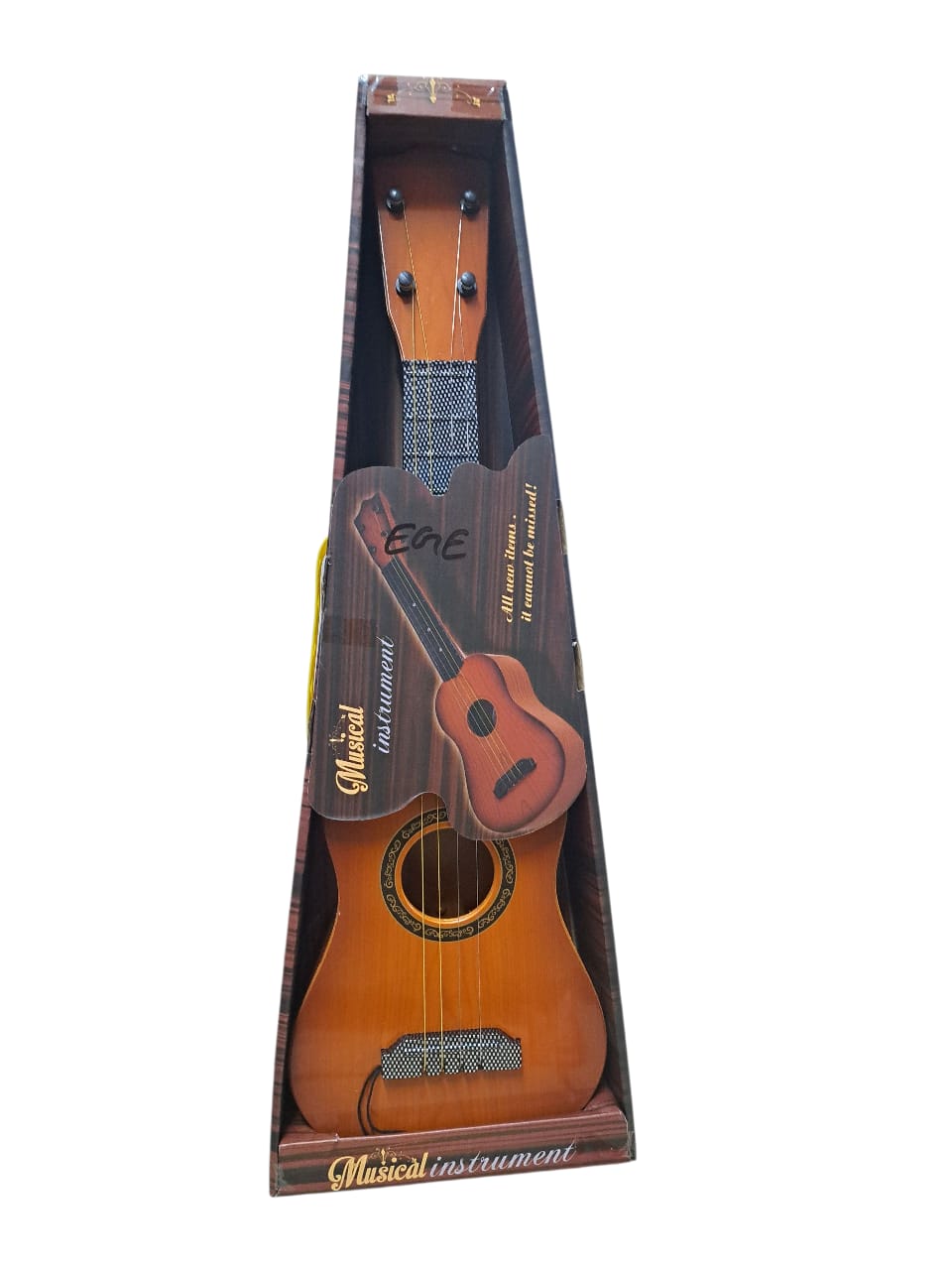 Wooden Acoustic Guitar