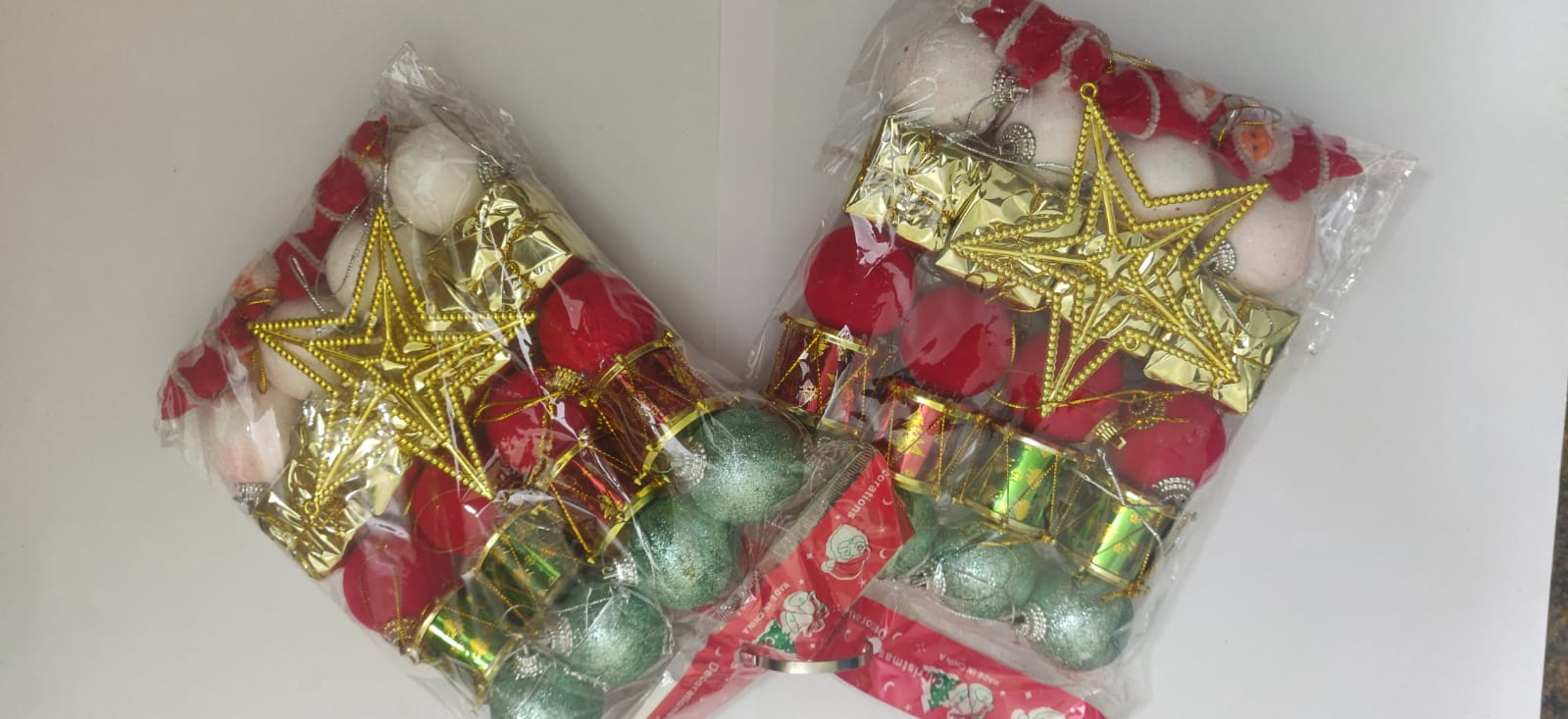 Glitter Christmas Tree Ornaments