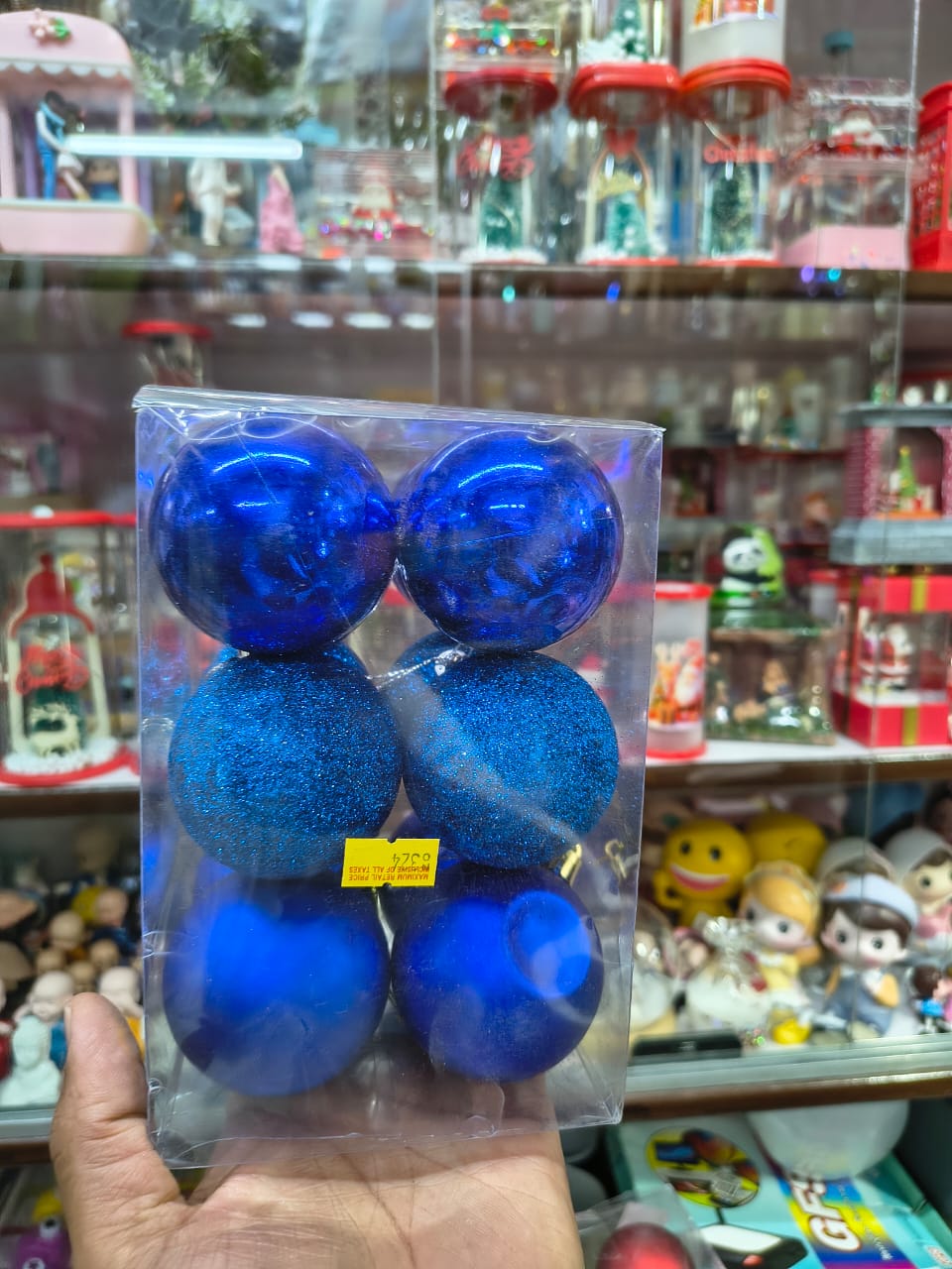 Blue Christmas Ornaments