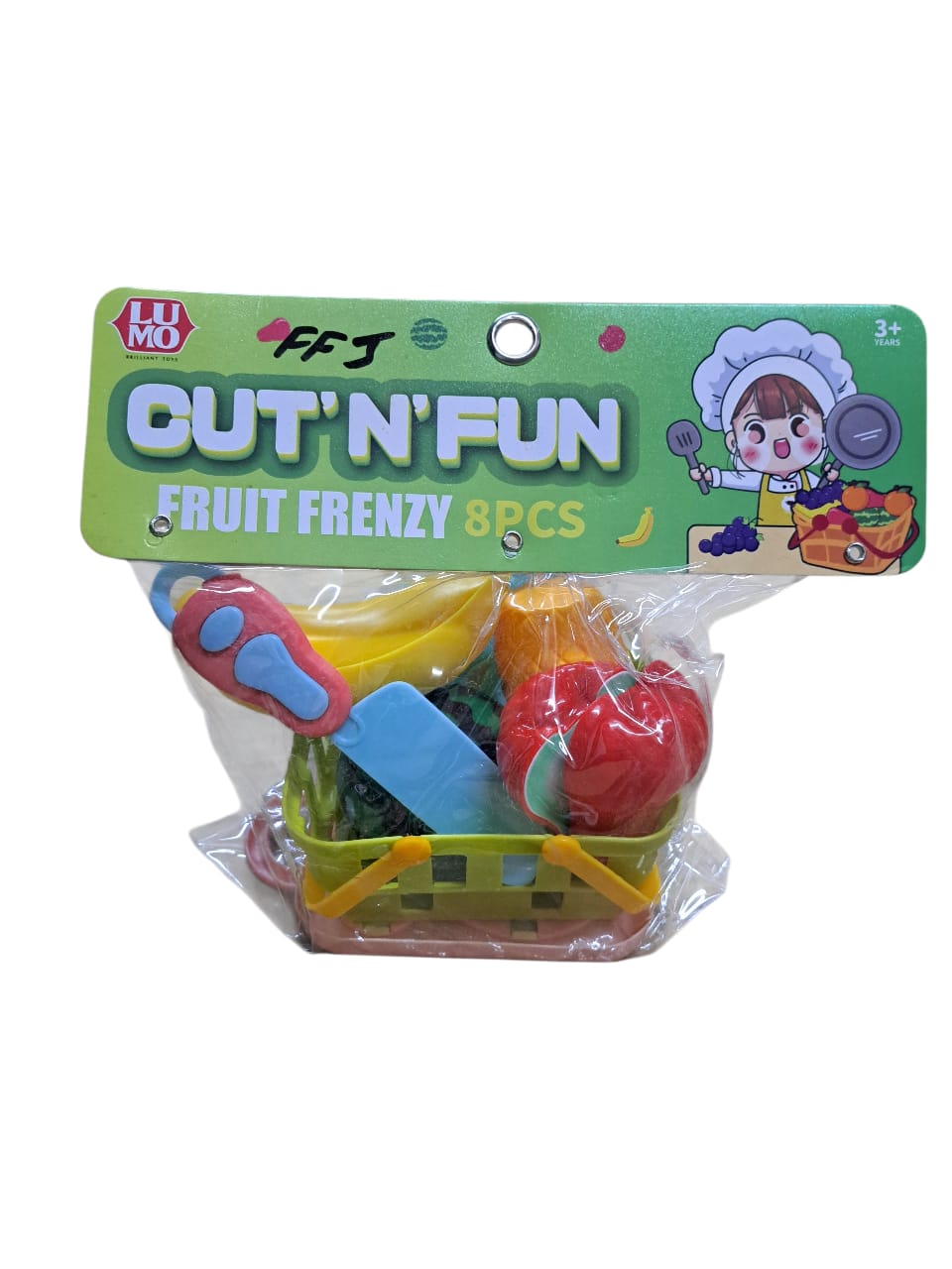 CUT 'N' FUN Fruit Frenzy 8pcs Toy Set