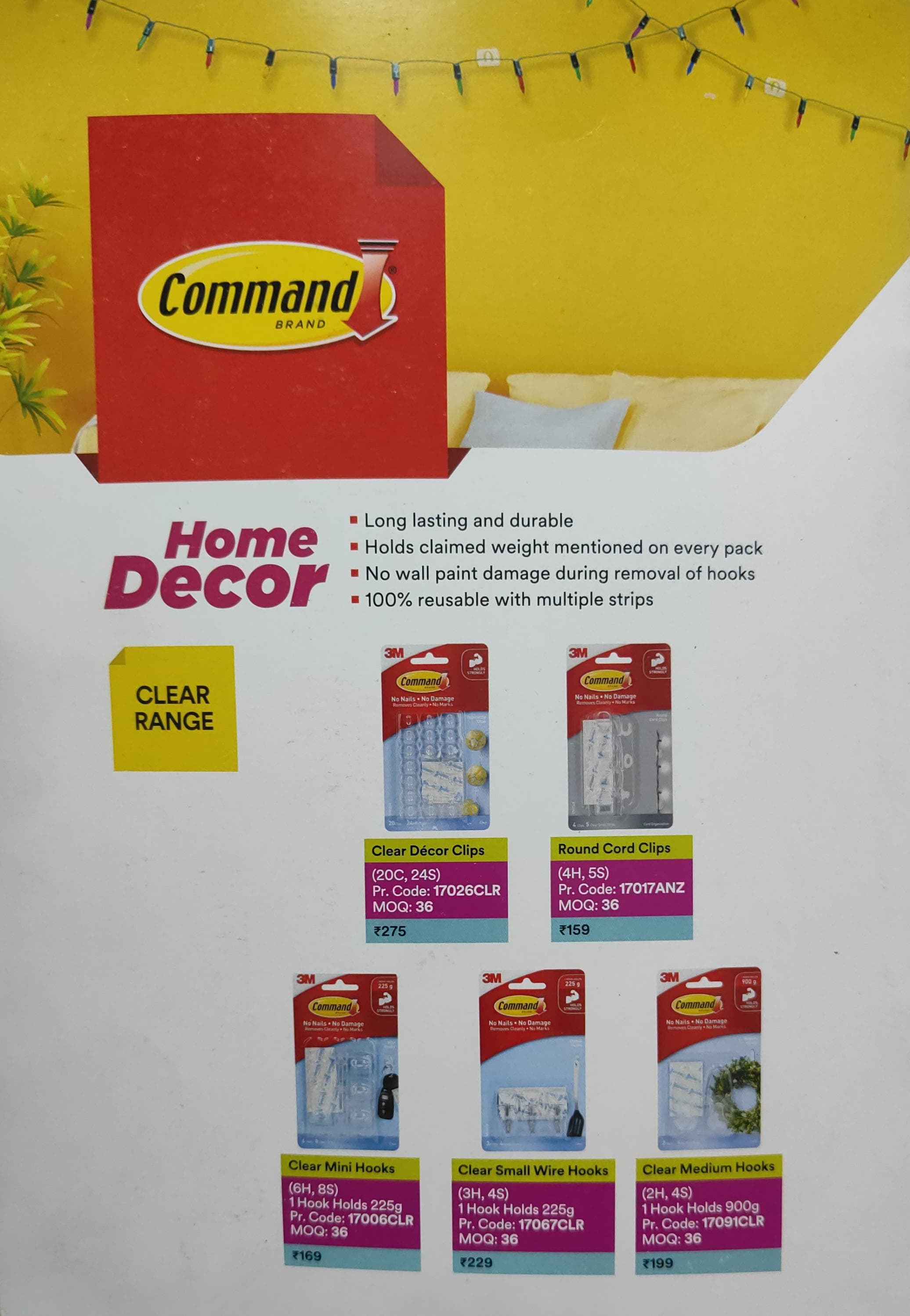 Command Home Decor Clips