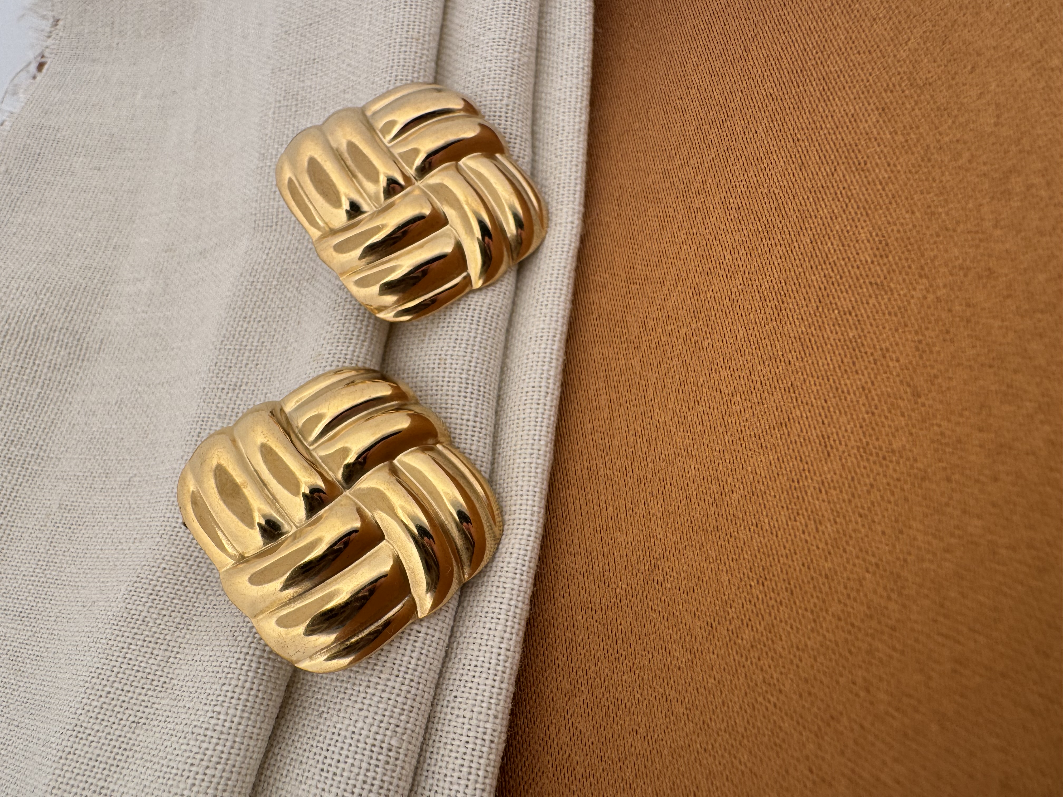 Boucles d'oreilles "Reine" Or 18k