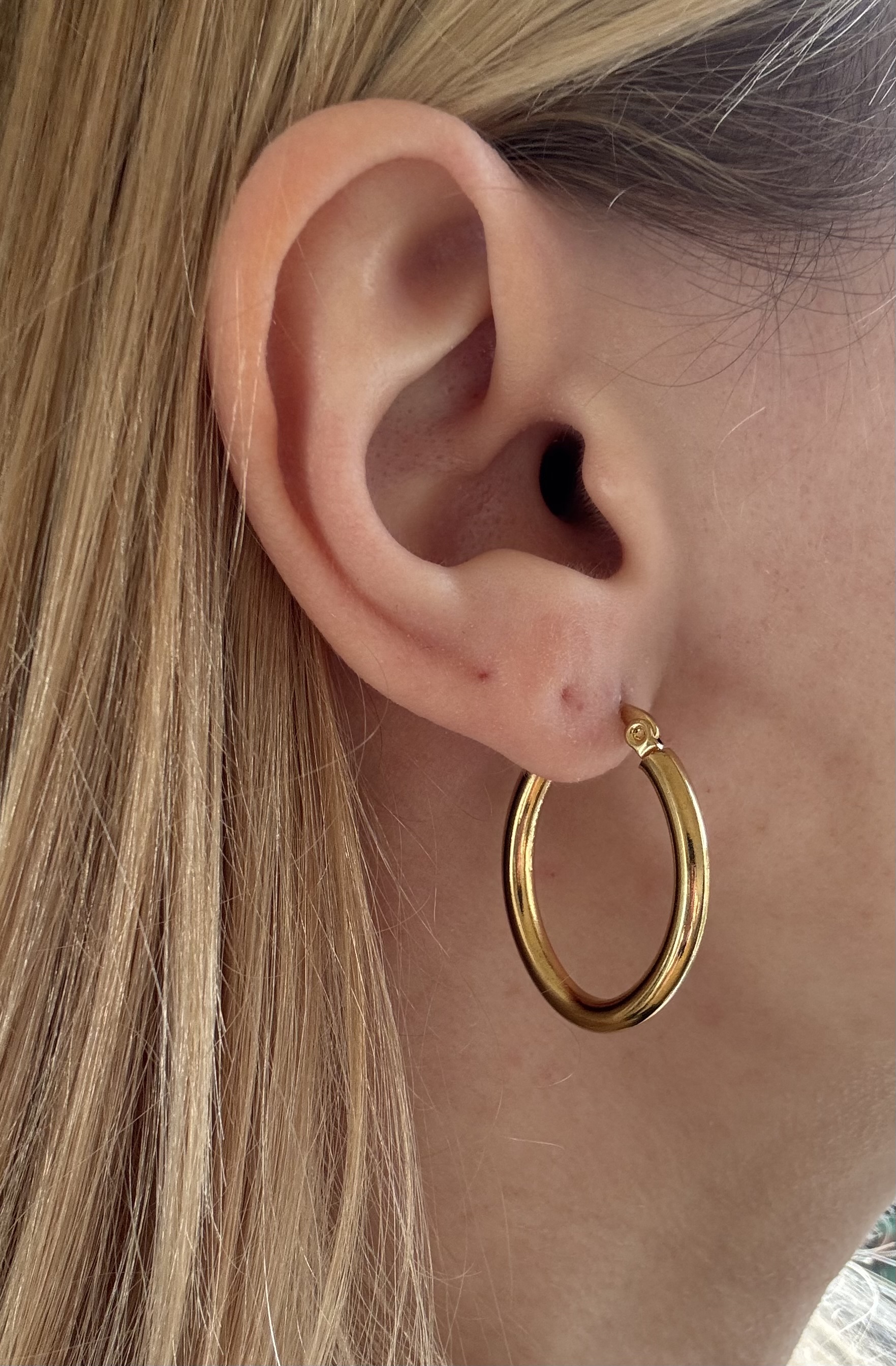 Créole Ovale & Epaisse Or 18k