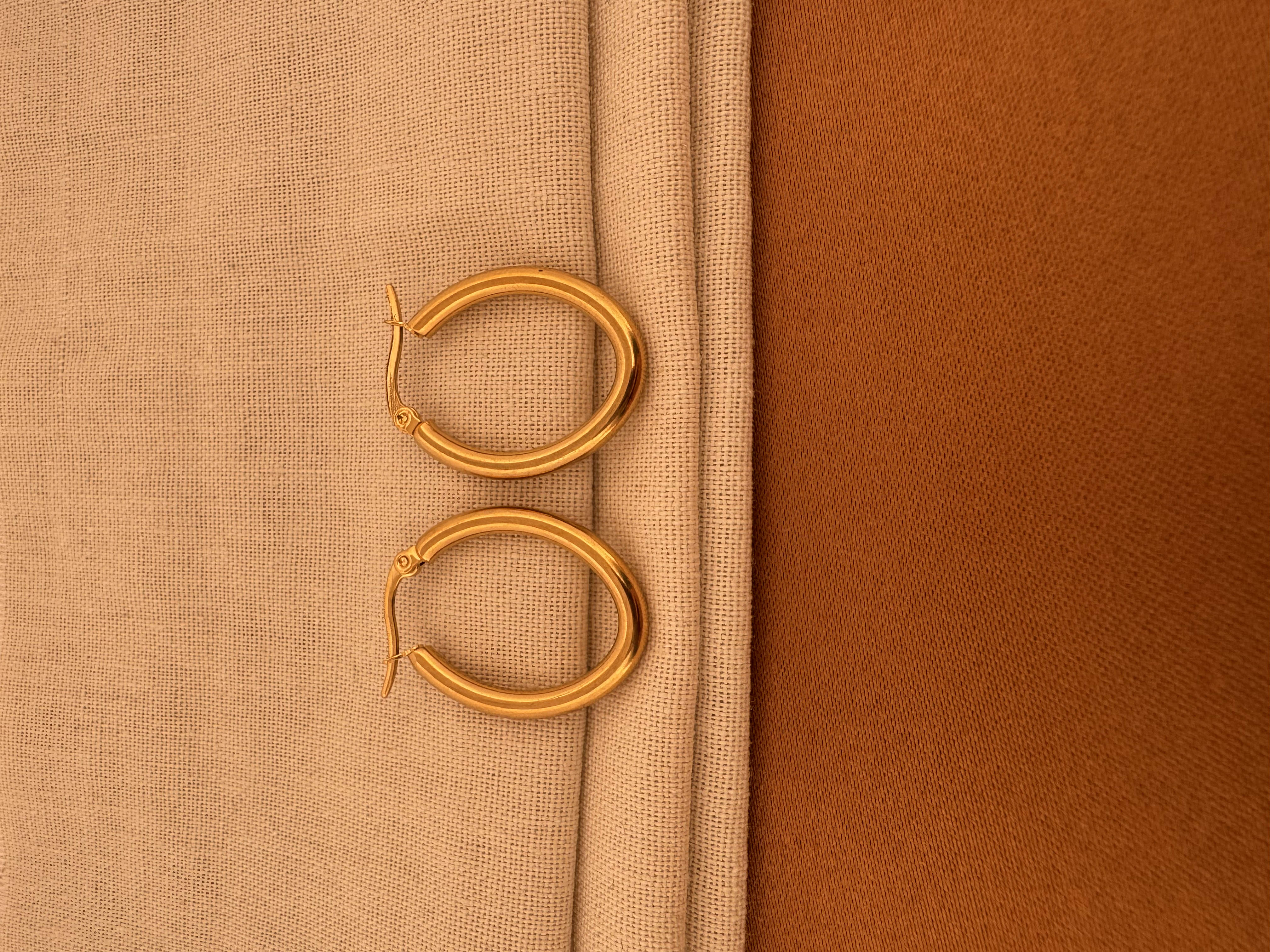 Créole Ovale & Epaisse Or 18k