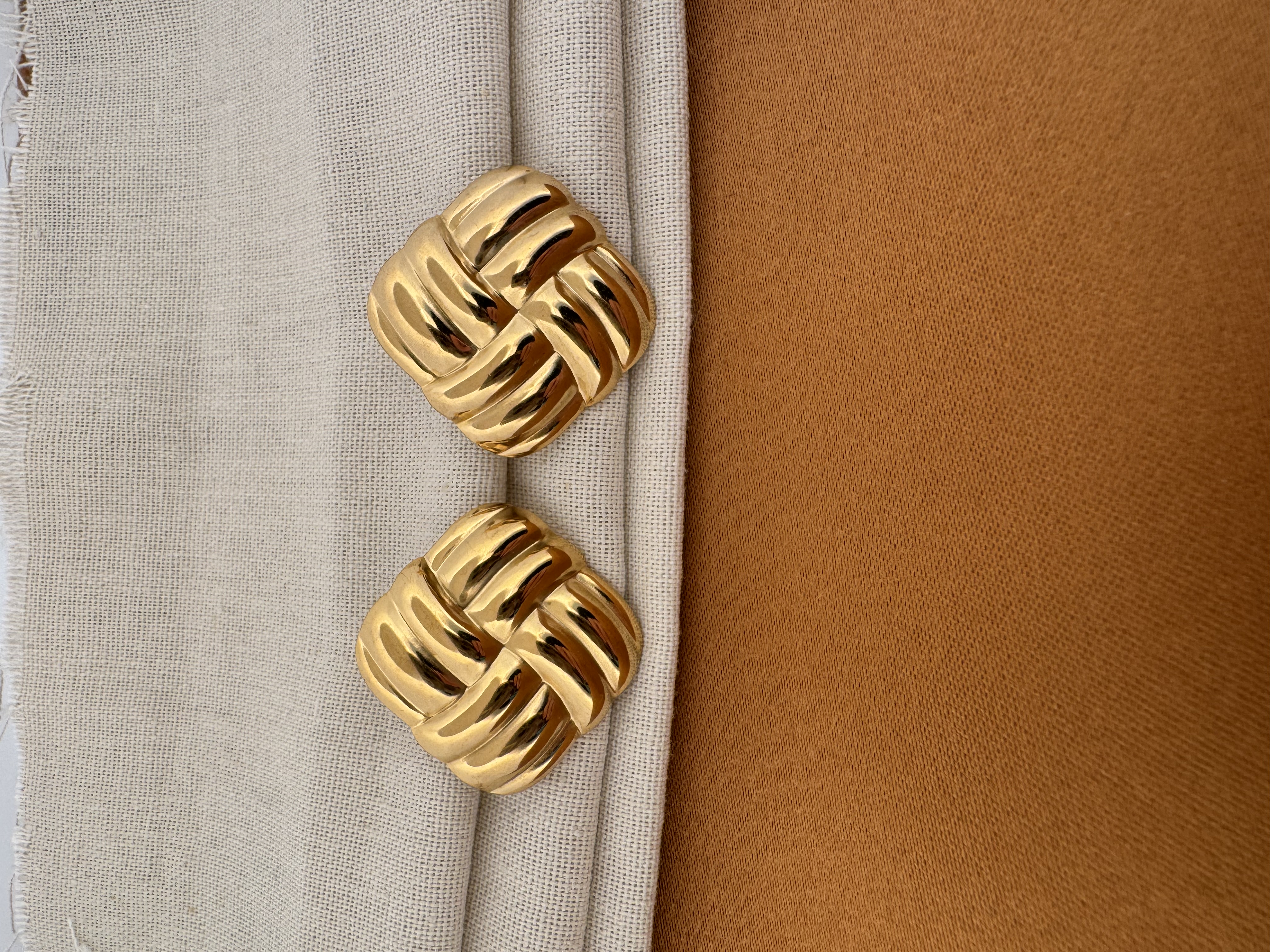 Boucles d'oreilles "Reine" Or 18k