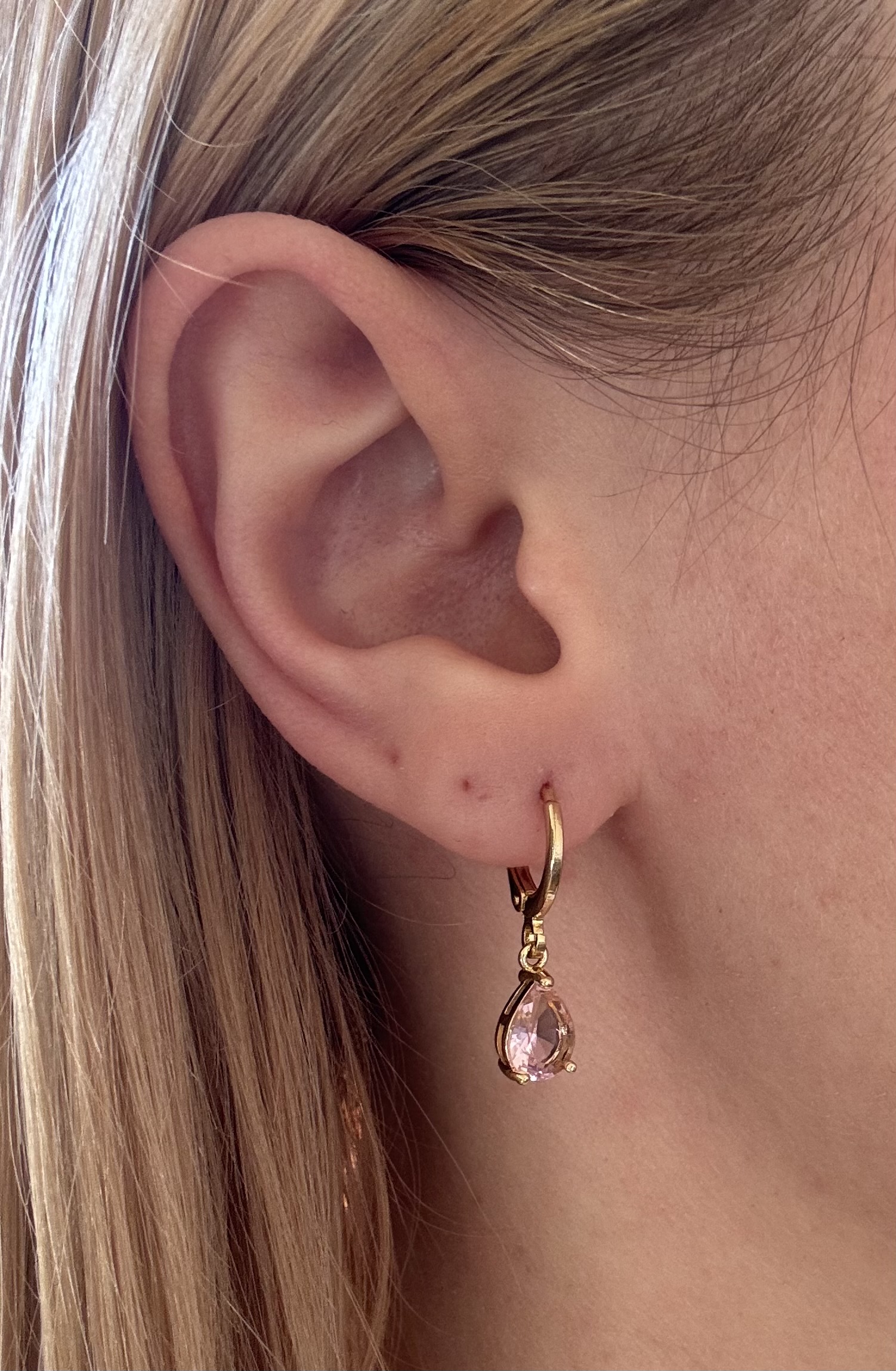 Créole Pampille Zirconium Or 18k