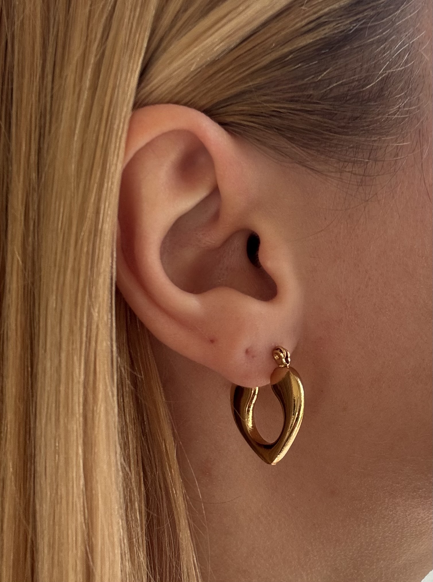 Créole "Coeur" Or 18k