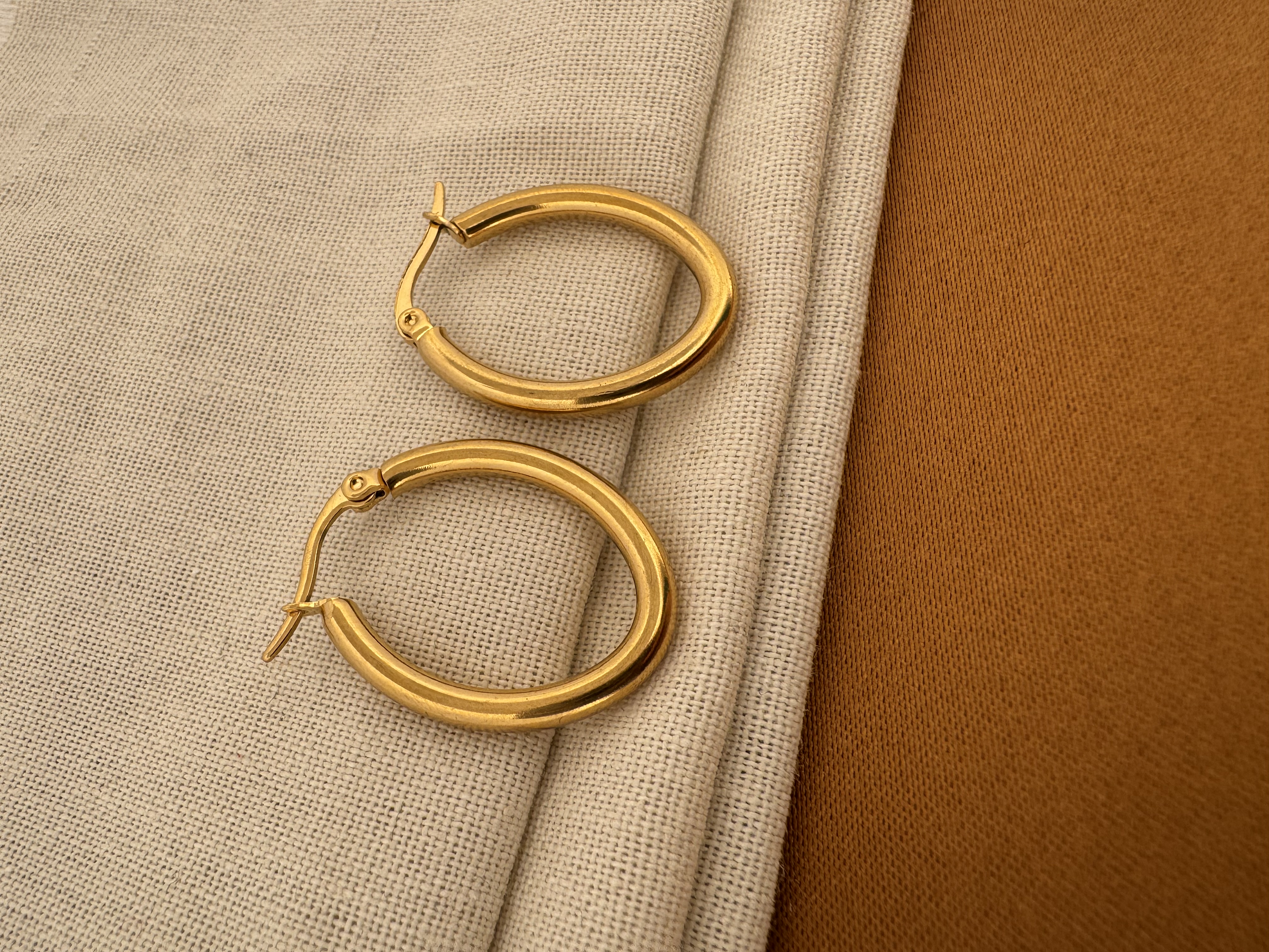 Créole Ovale & Epaisse Or 18k