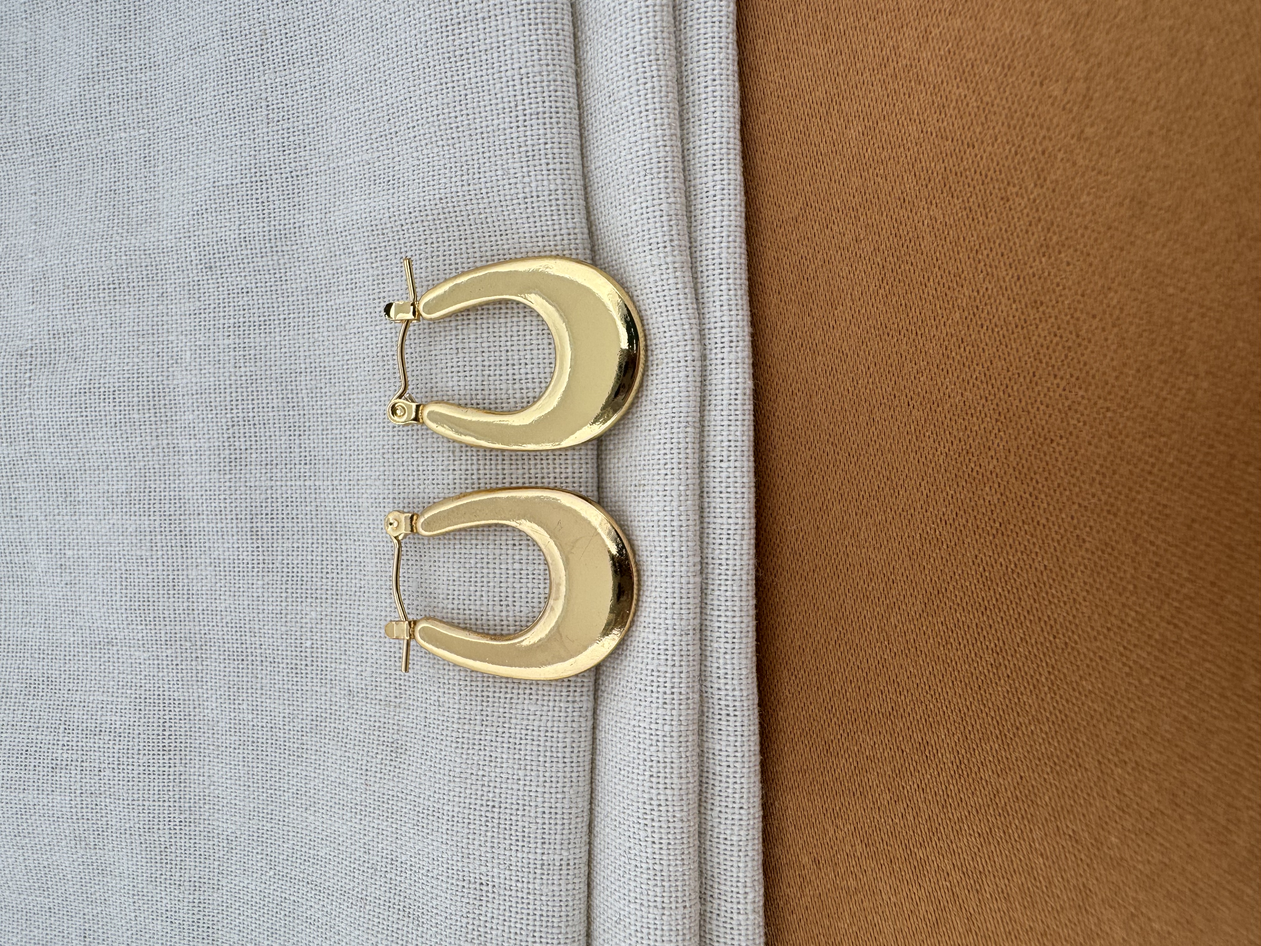 Créole Moderne & Arrondi Or 18k