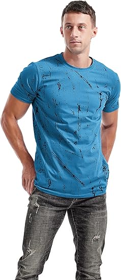 Men's Trendy Hip Hop T-Shirt - Fashionable Printed Tees