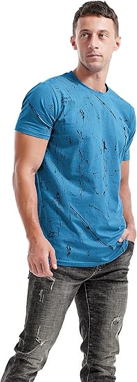 Men's Trendy Hip Hop T-Shirt - Fashionable Printed Tees
