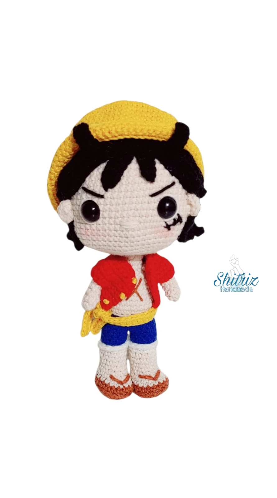 Muñeco amigurumi Luffy