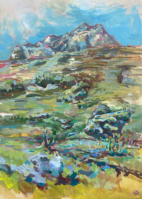Mountain Landscape Painting