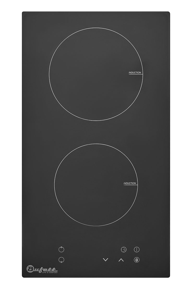 Płyta indukcyjna BUFETT, 2 pola, 3500 W, czarna