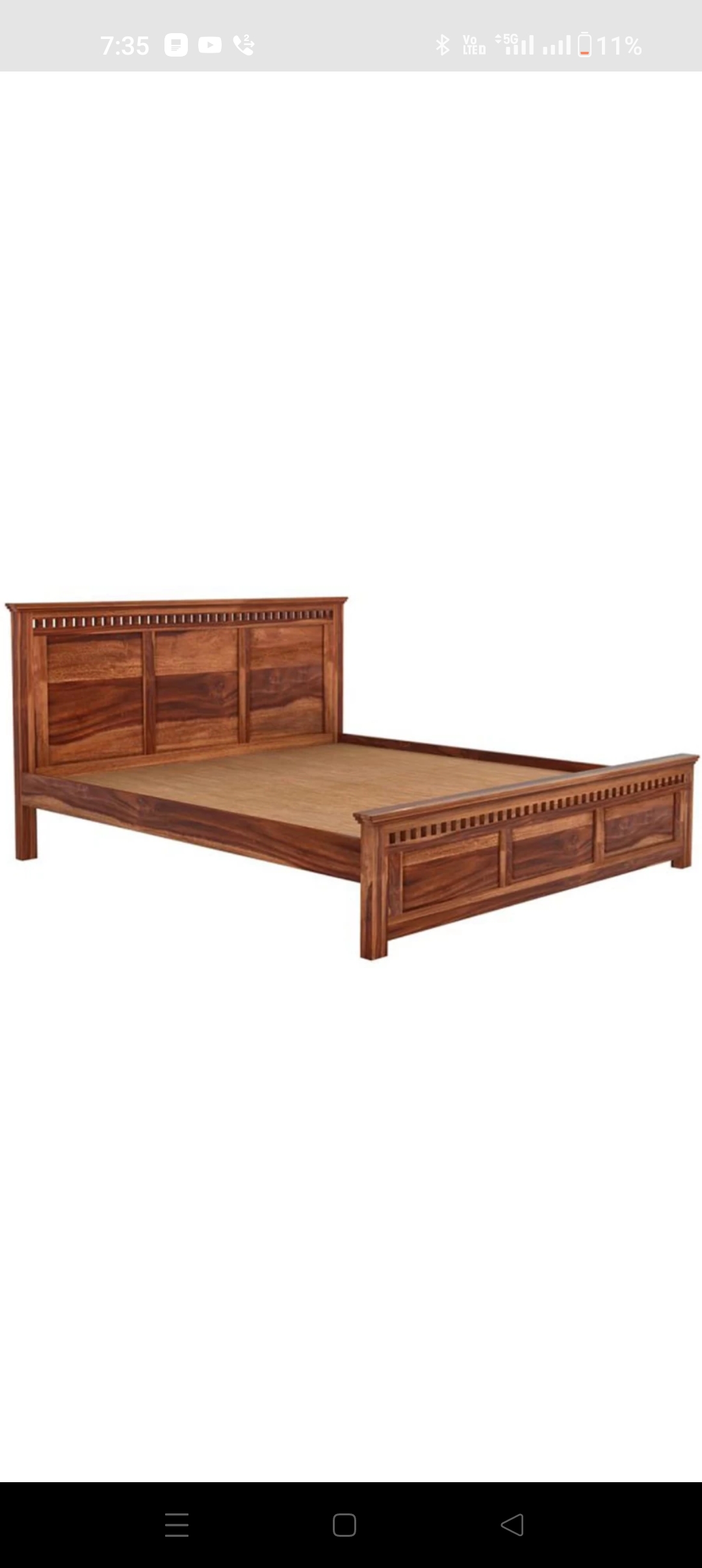 Wooden King Size Bed Frame