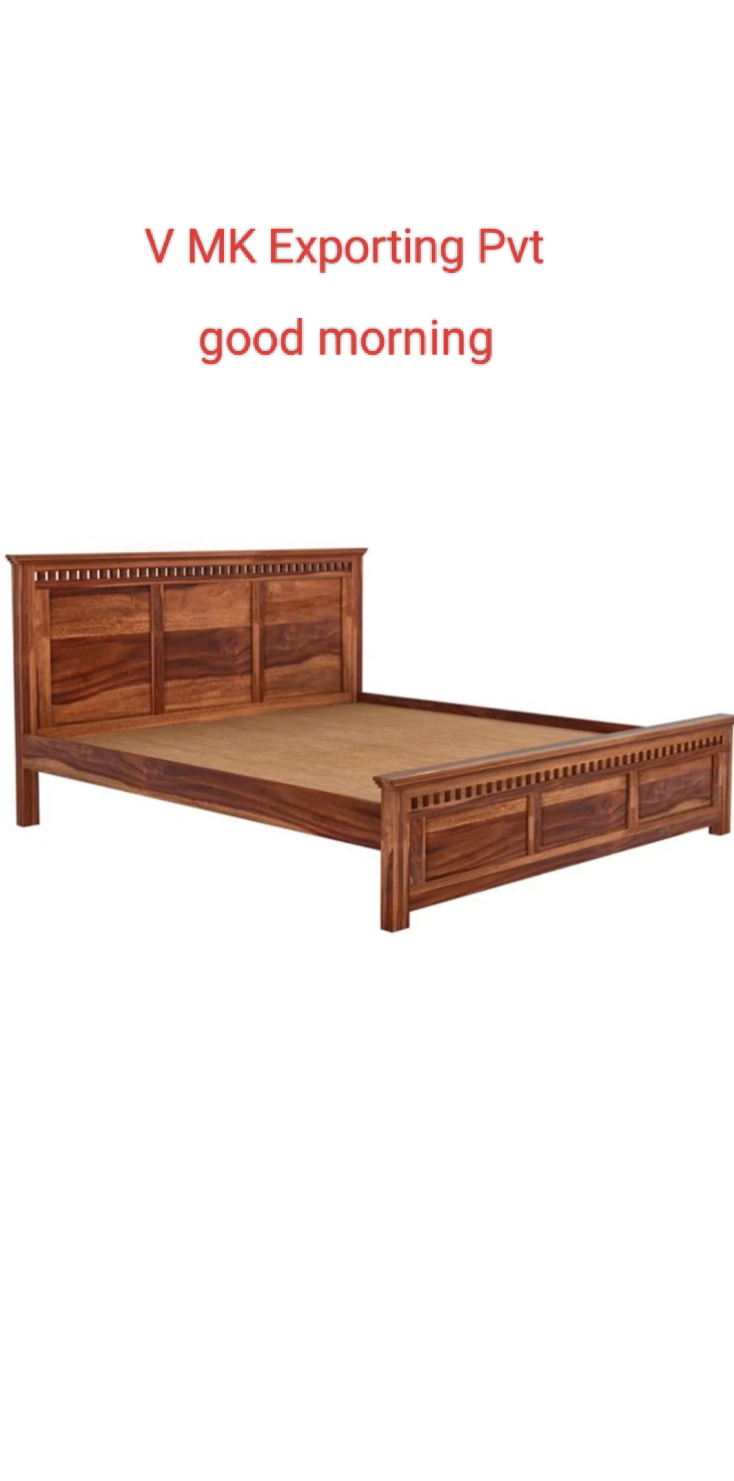 Wooden King Size Bed Frame