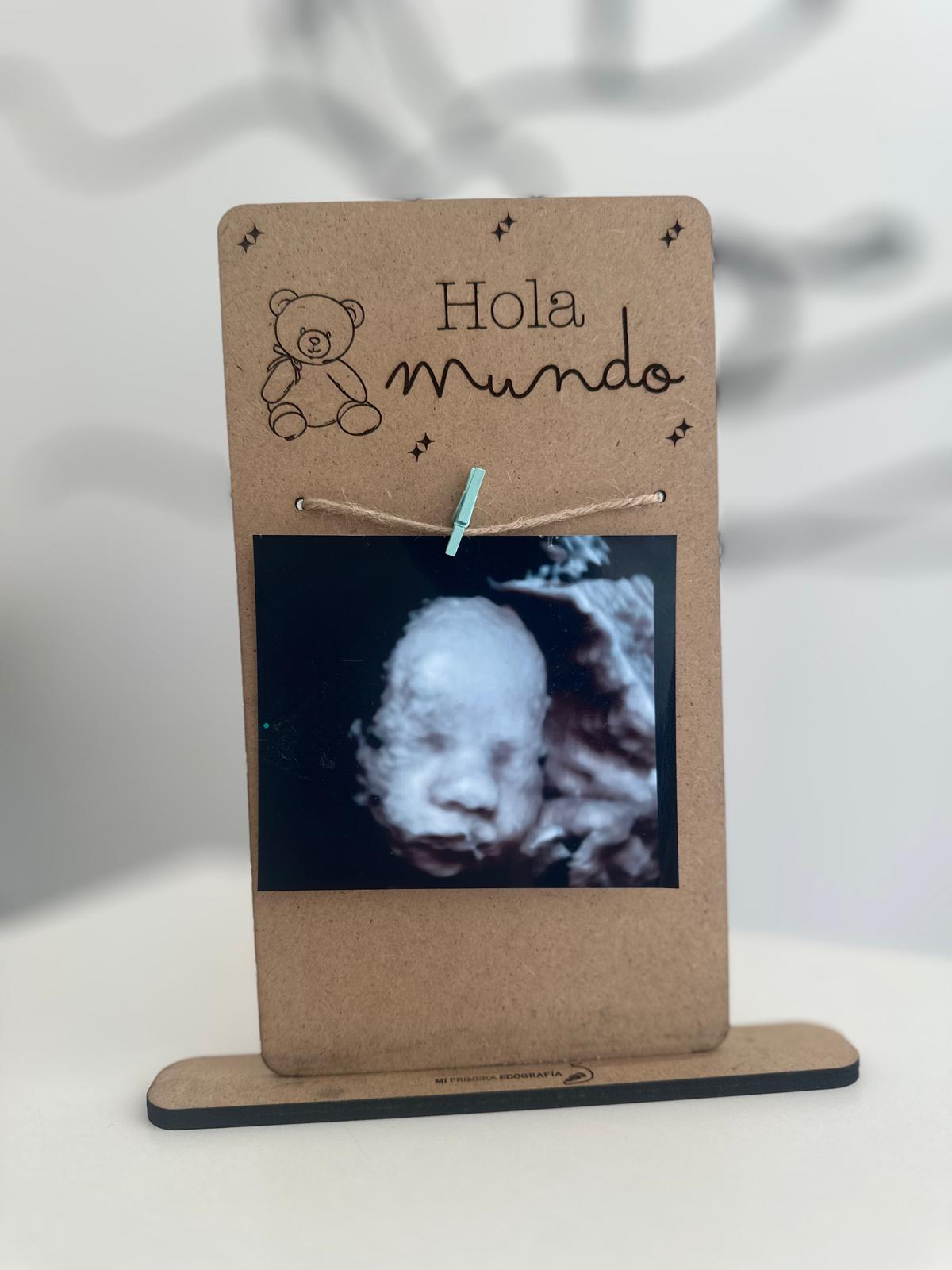 Portaecografía 'Hola Mundo'